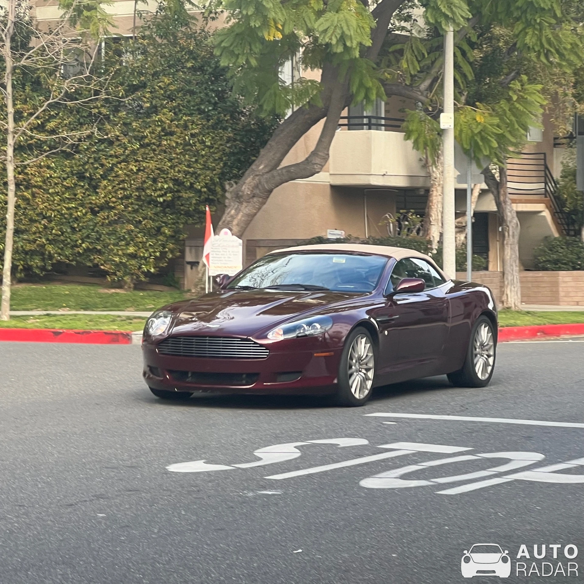 Aston Martin DB9 Volante spotted in Beverly Hills, United States