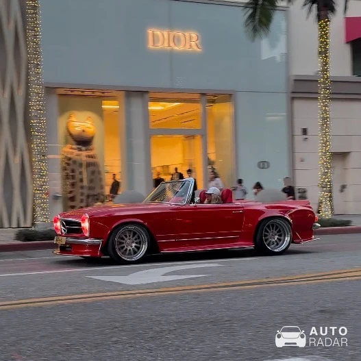 Mercedes-Benz S-KLUB 230SL PAGODA WIDEBODY spotted in Beverly Hills