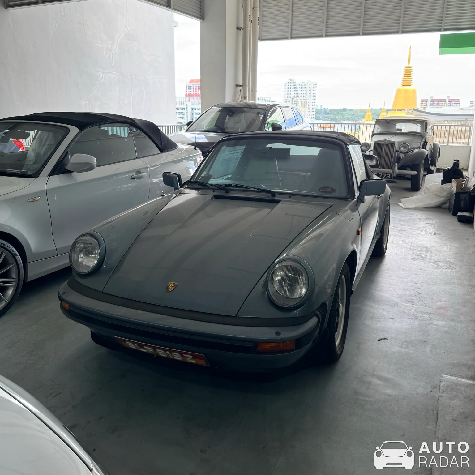 Porsche 930 Turbo Cabriolet spotted in Singapore