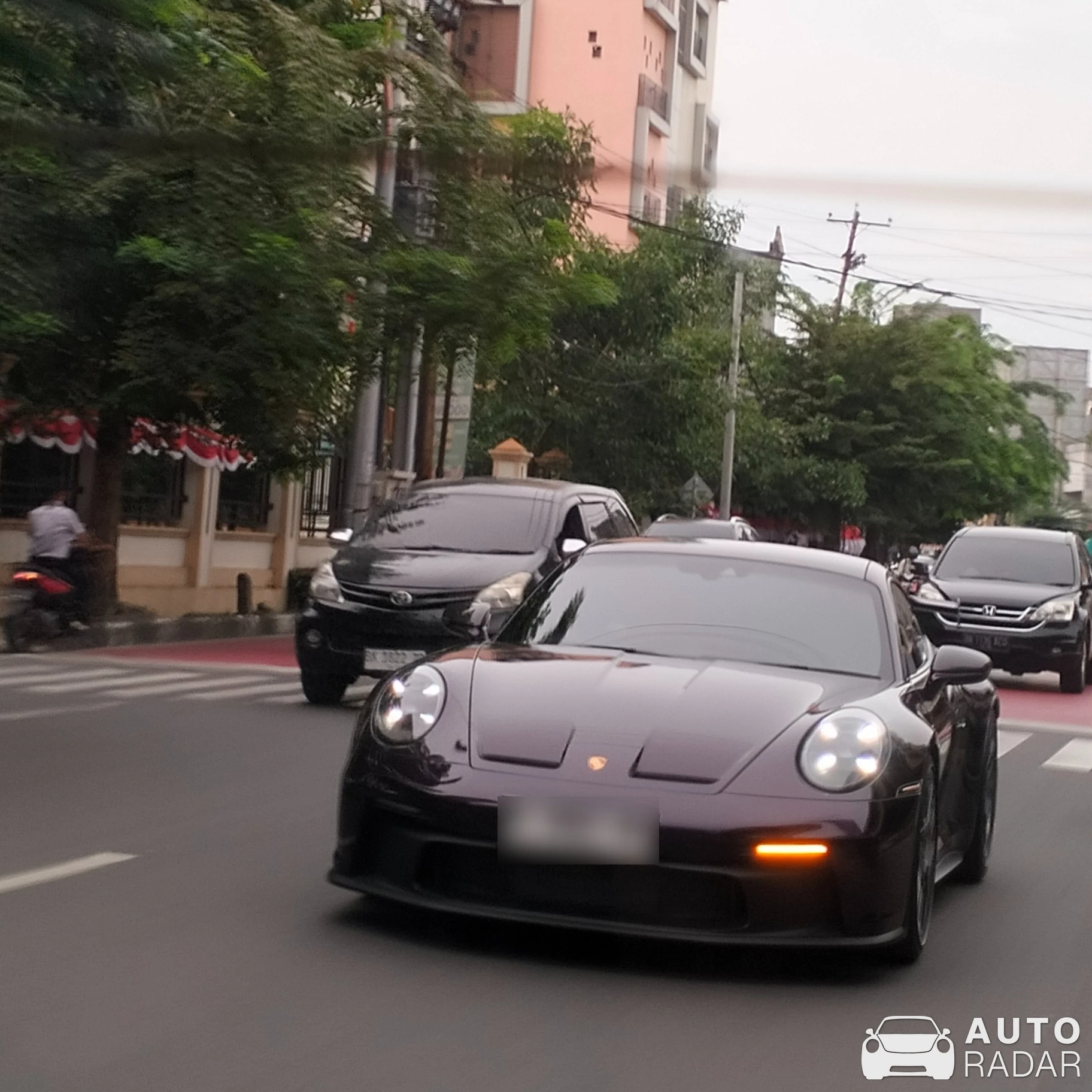 Porsche 992 GT3 MkI spotted in Kota Medan, Indonesia