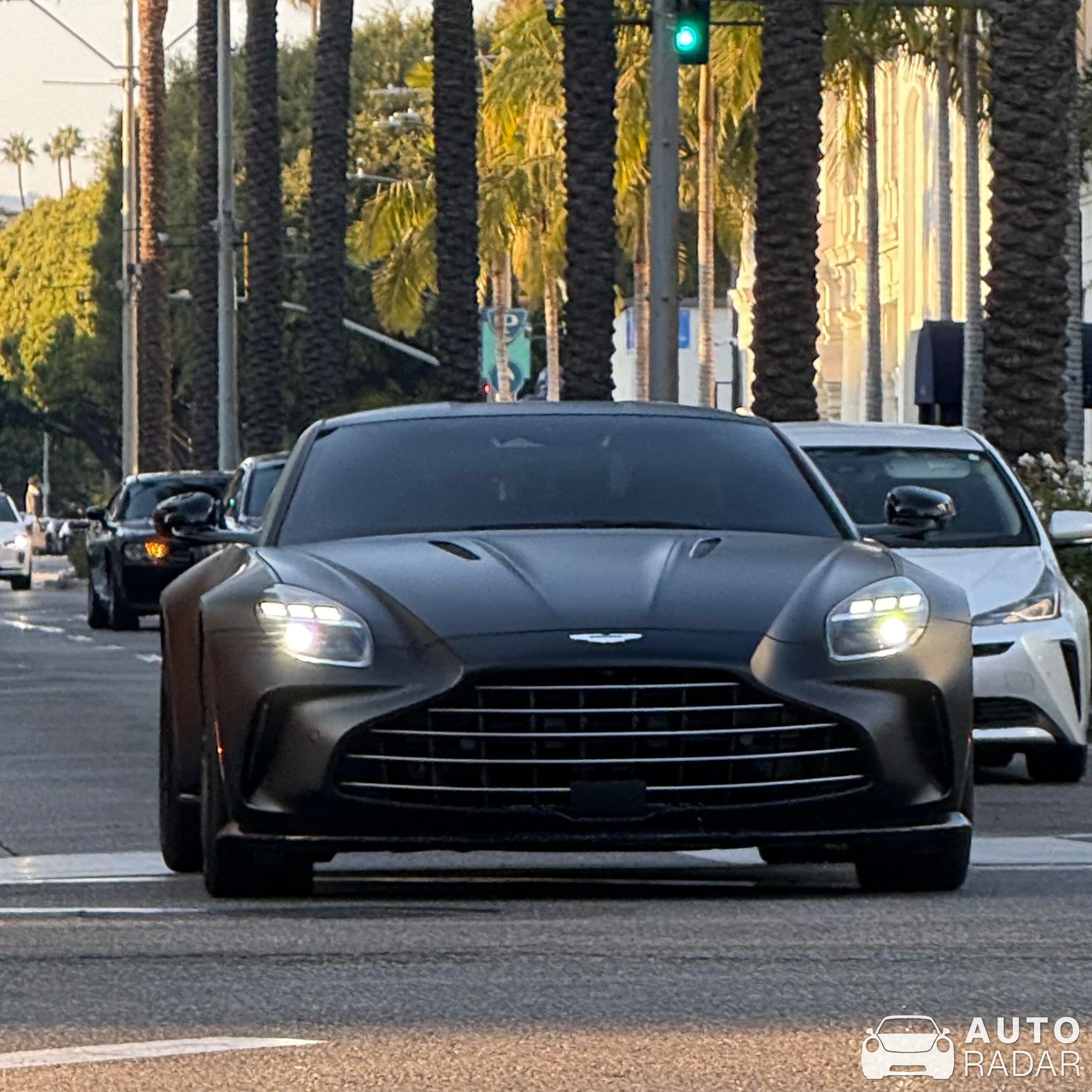 Aston Martin V8 Vantage spotted in Beverly Hills, United States