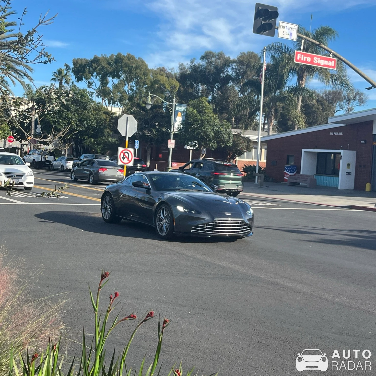 Aston Martin V8 Vantage spotted in Hermosa Beach, United States