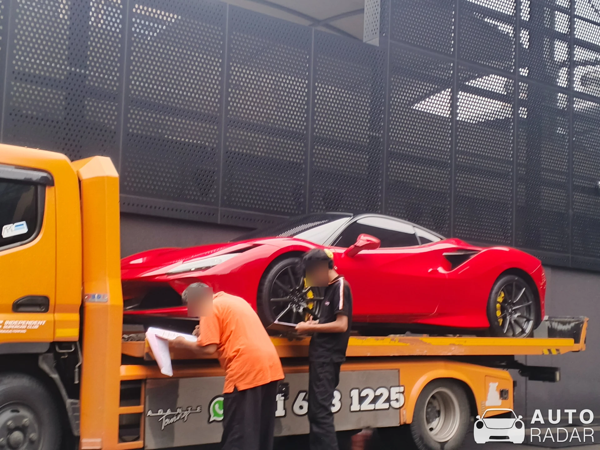 Ferrari F8 Tributo spotted in Jakarta, Indonesia