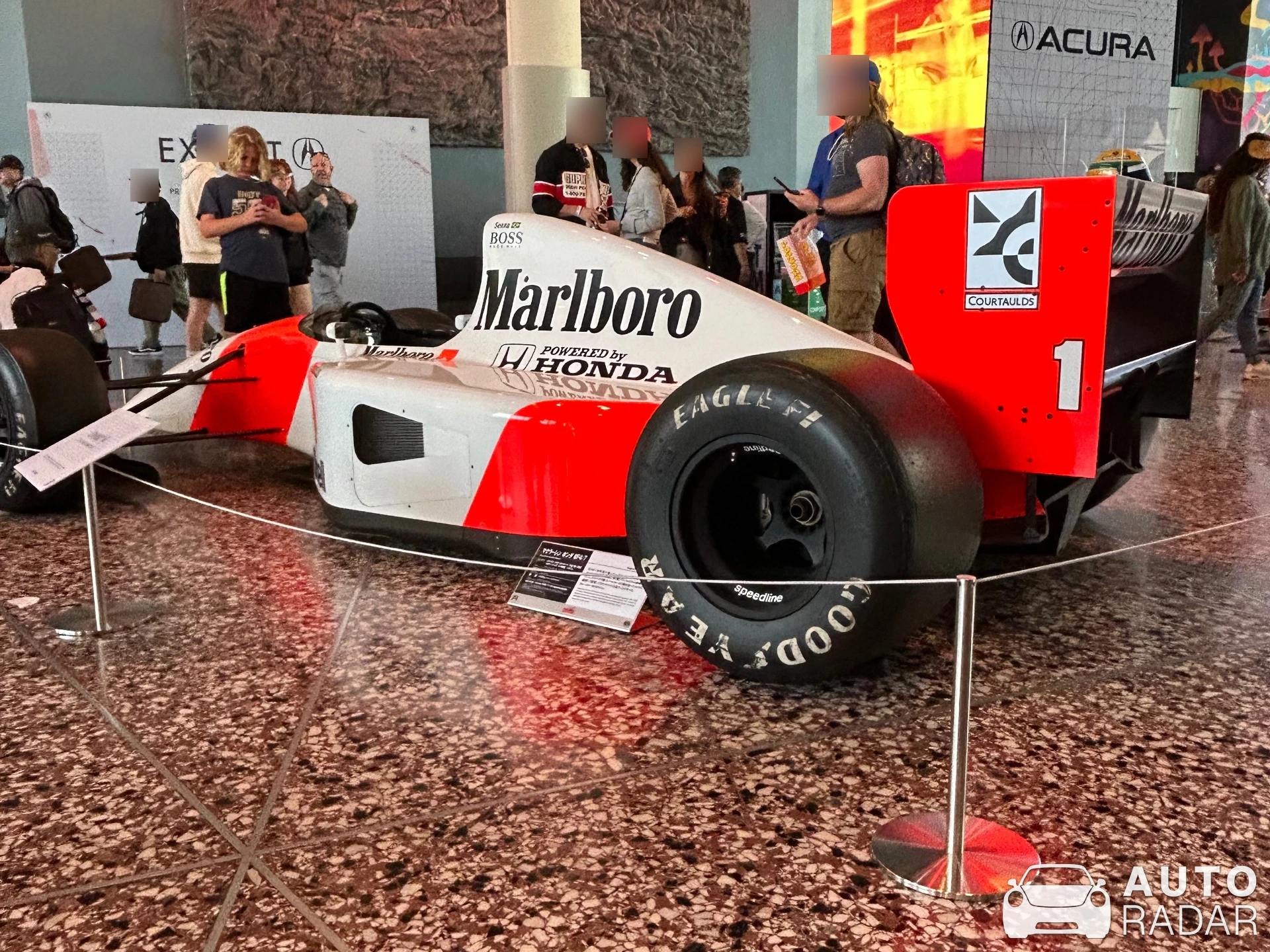 McLaren MP4/5B spotted in Long Beach