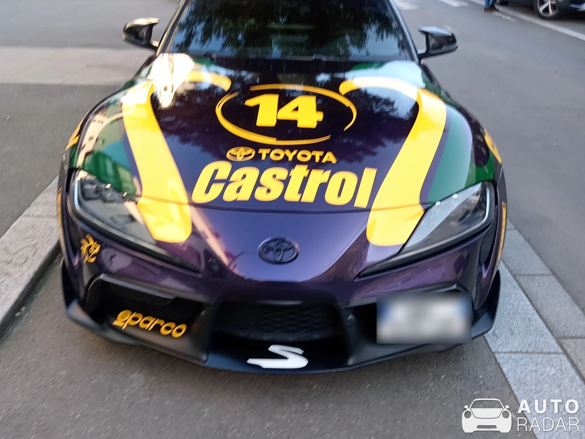 Toyota GR Supra A90 spotted in Rennes