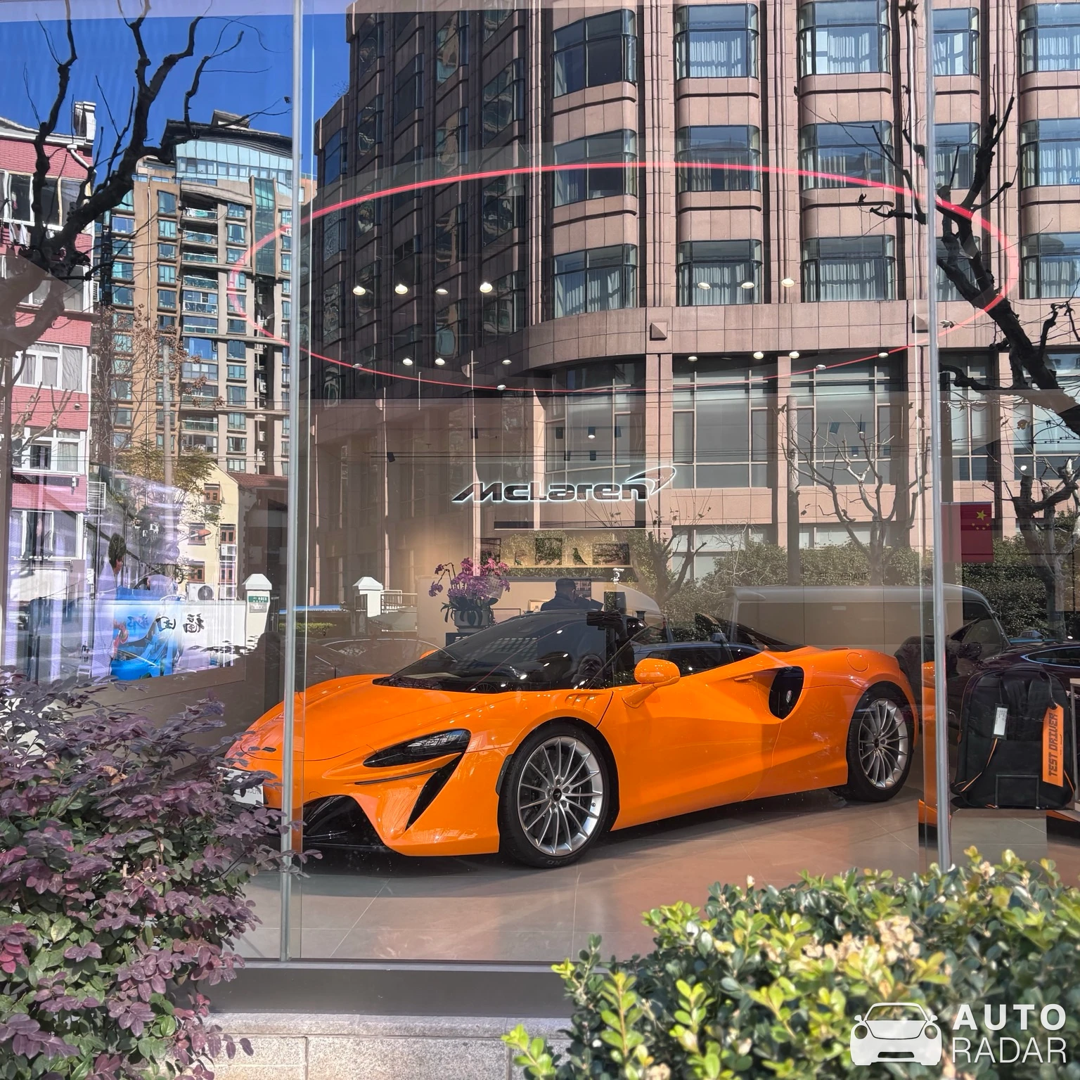 McLaren Artura Spider spotted in Jing An Qu, Китай