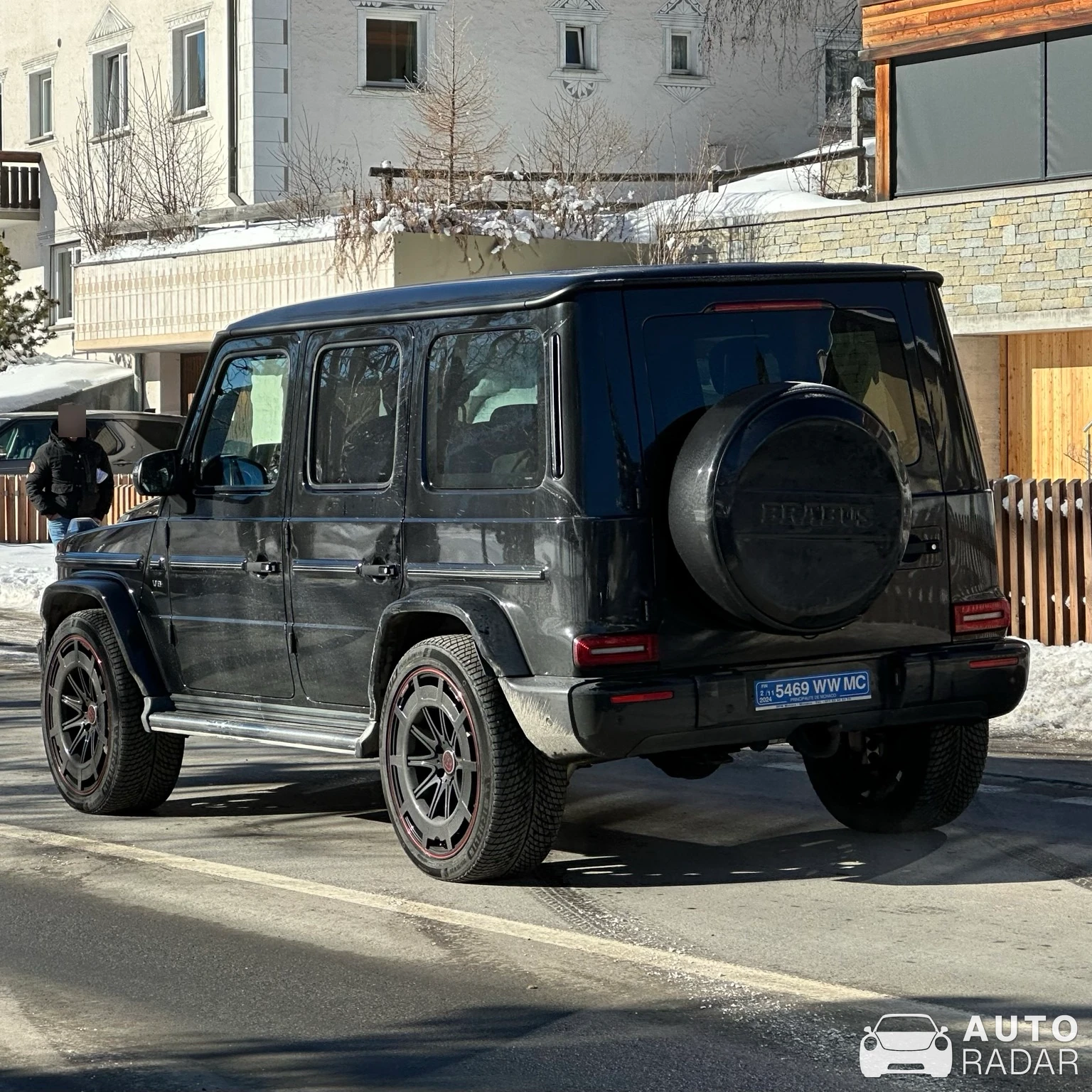 Mercedes-AMG Brabus G 63 W463 2018 spotted in Sankt Moritz, Schweiz
