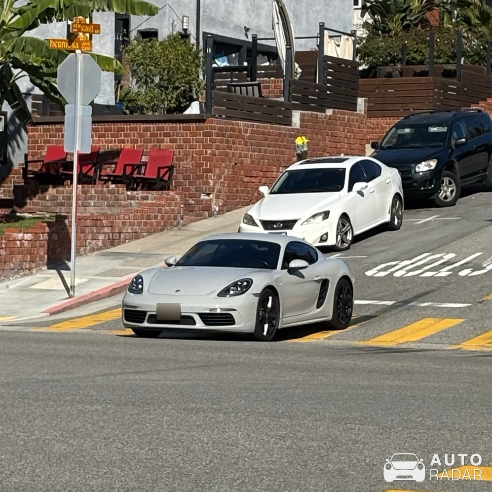 Porsche 718 Cayman spotted in Hermosa Beach, United States