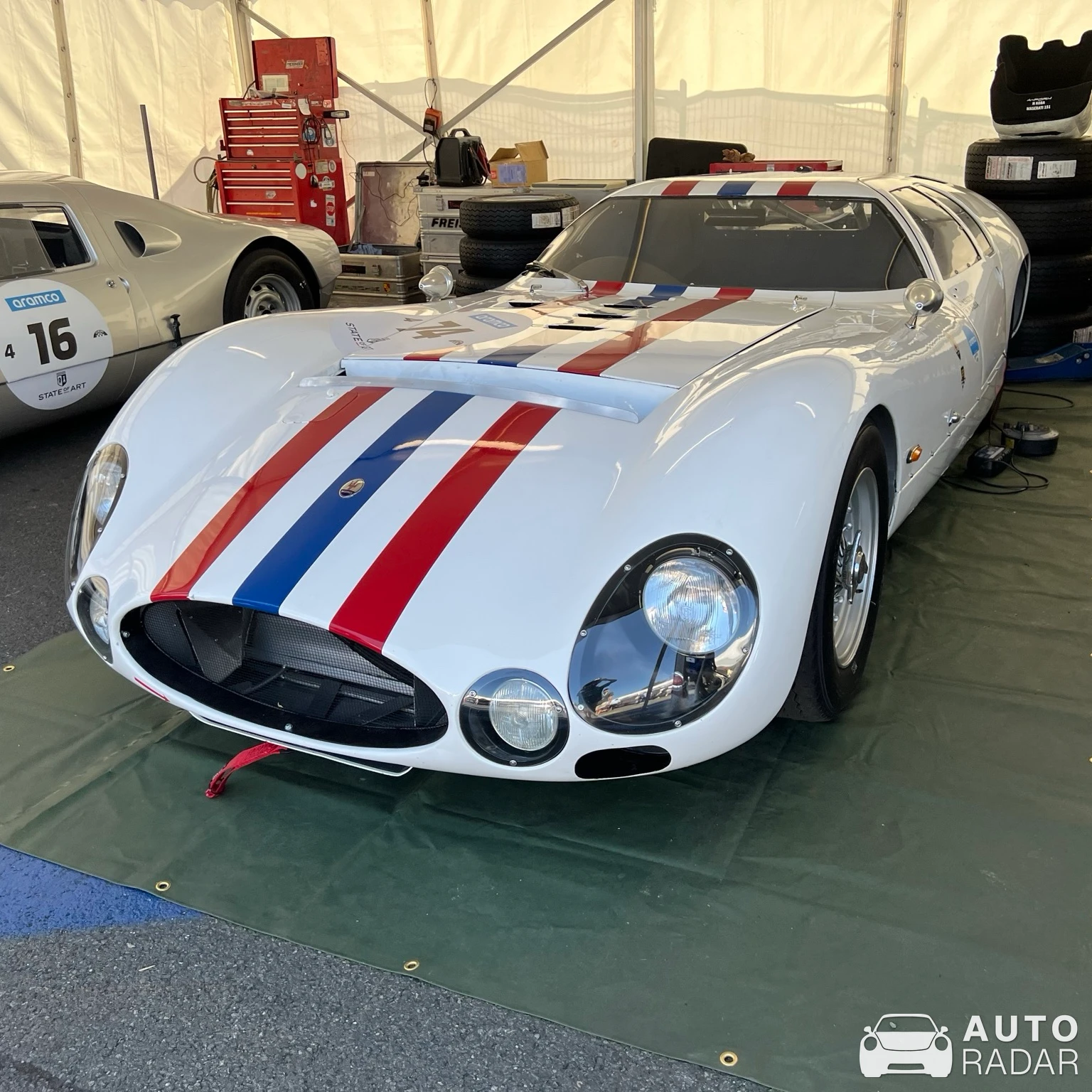 Maserati Birdcage 75th spotted in Le Mans