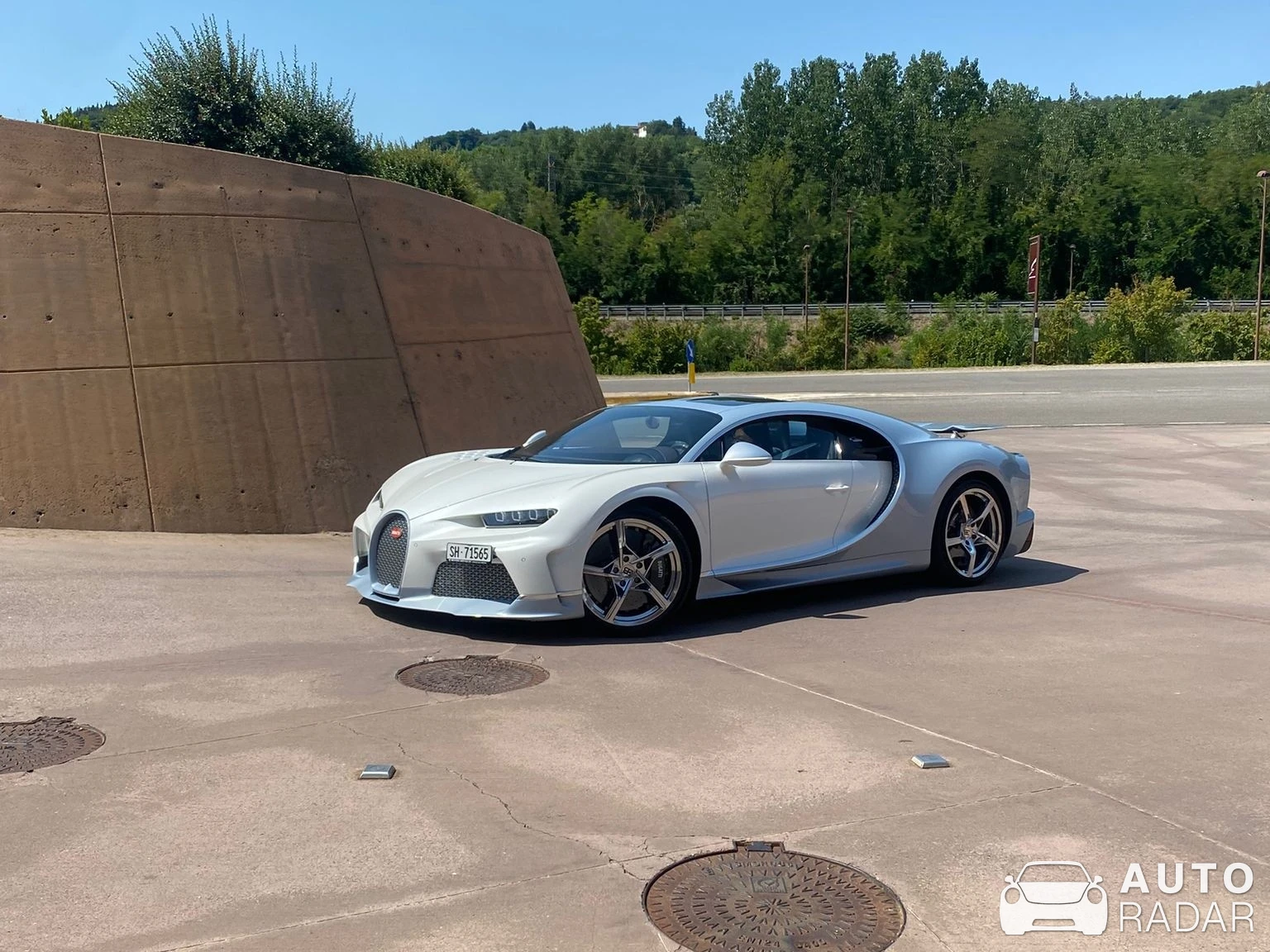Bugatti Chiron Super Sport Hermes One of One spotted in San Casciano in Val di Pesa