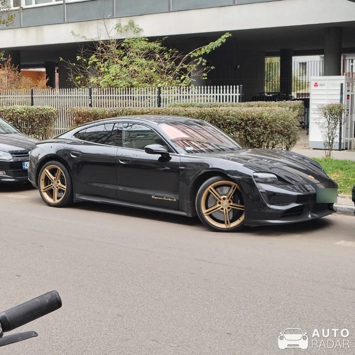Porsche Taycan Turbo S spotted in Kraków, Poland