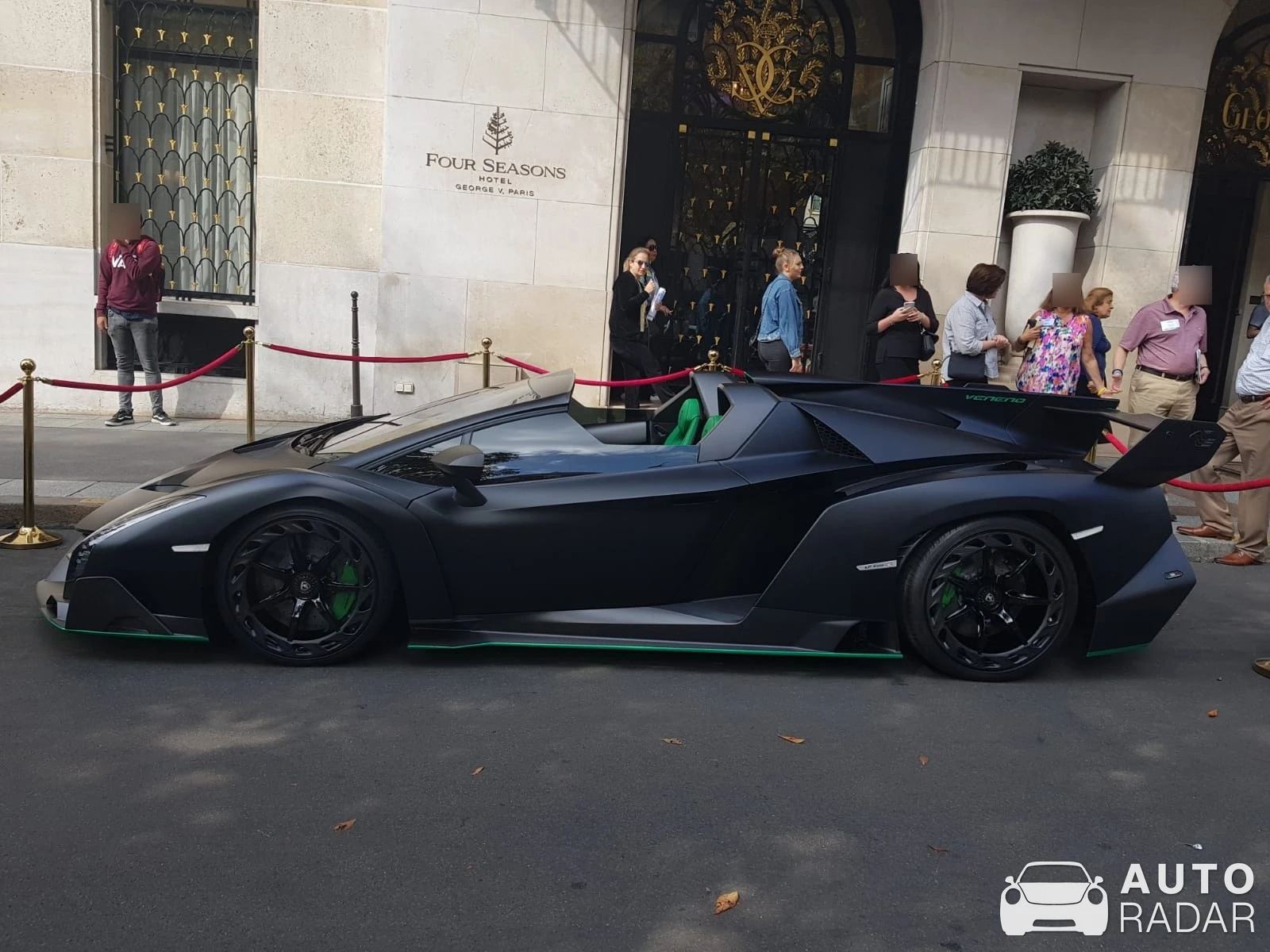 Lamborghini Veneno LP750-4 Roadster spotted in Paris, France