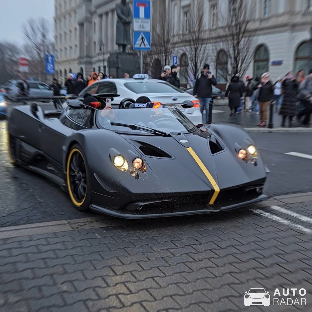 Pagani Zonda HP Barchetta spotted in Warszawa, Poland
