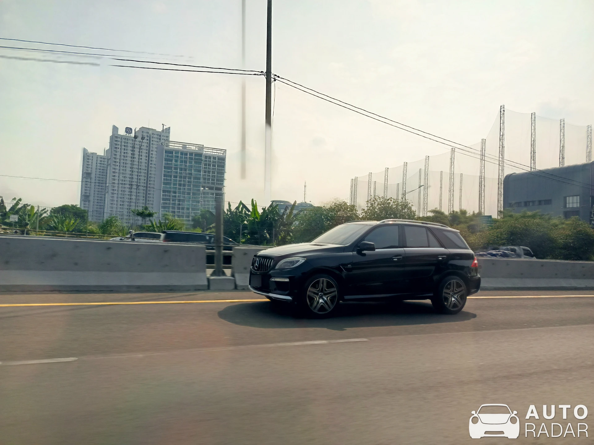 Mercedes-Benz ML 63 AMG W166 spotted in Tangerang