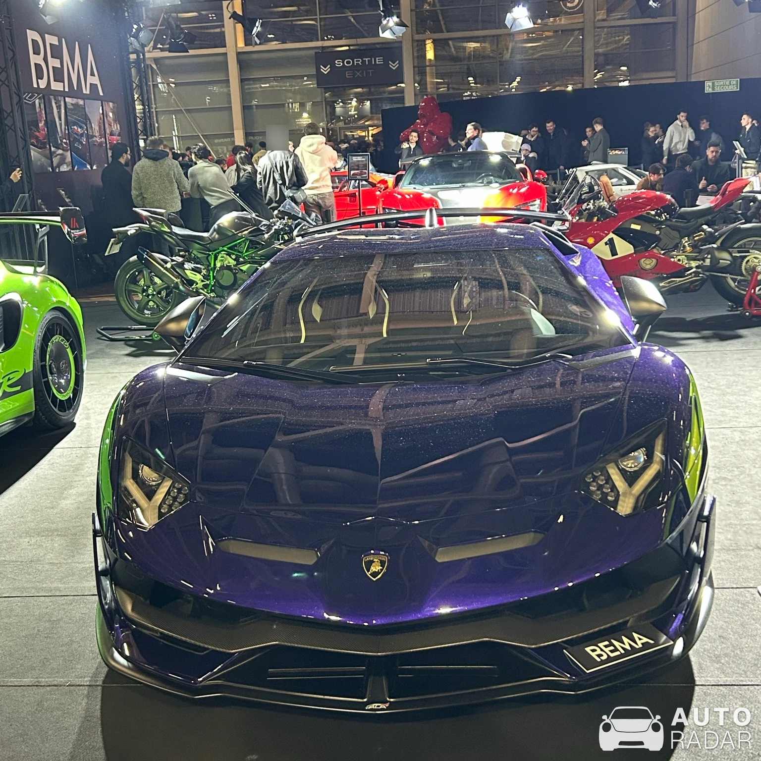 Lamborghini Aventador LP770-4 SVJ Roadster spotted in Paris, France