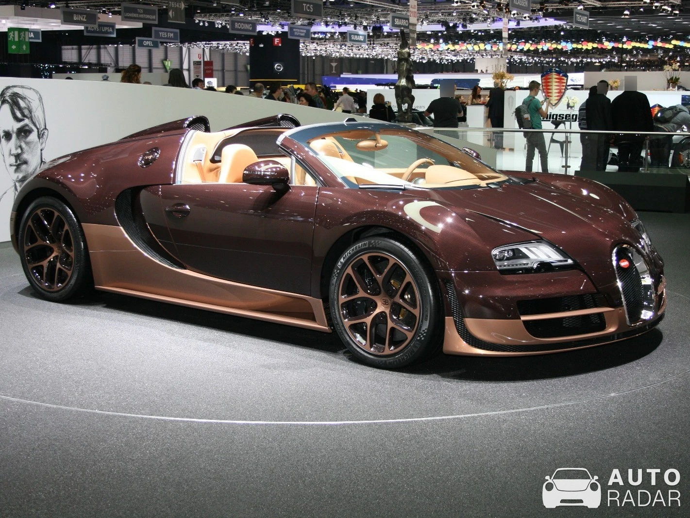 Bugatti Veyron 16.4 Grand Sport Vitesse Rembrandt Bugatti spotted in Genève