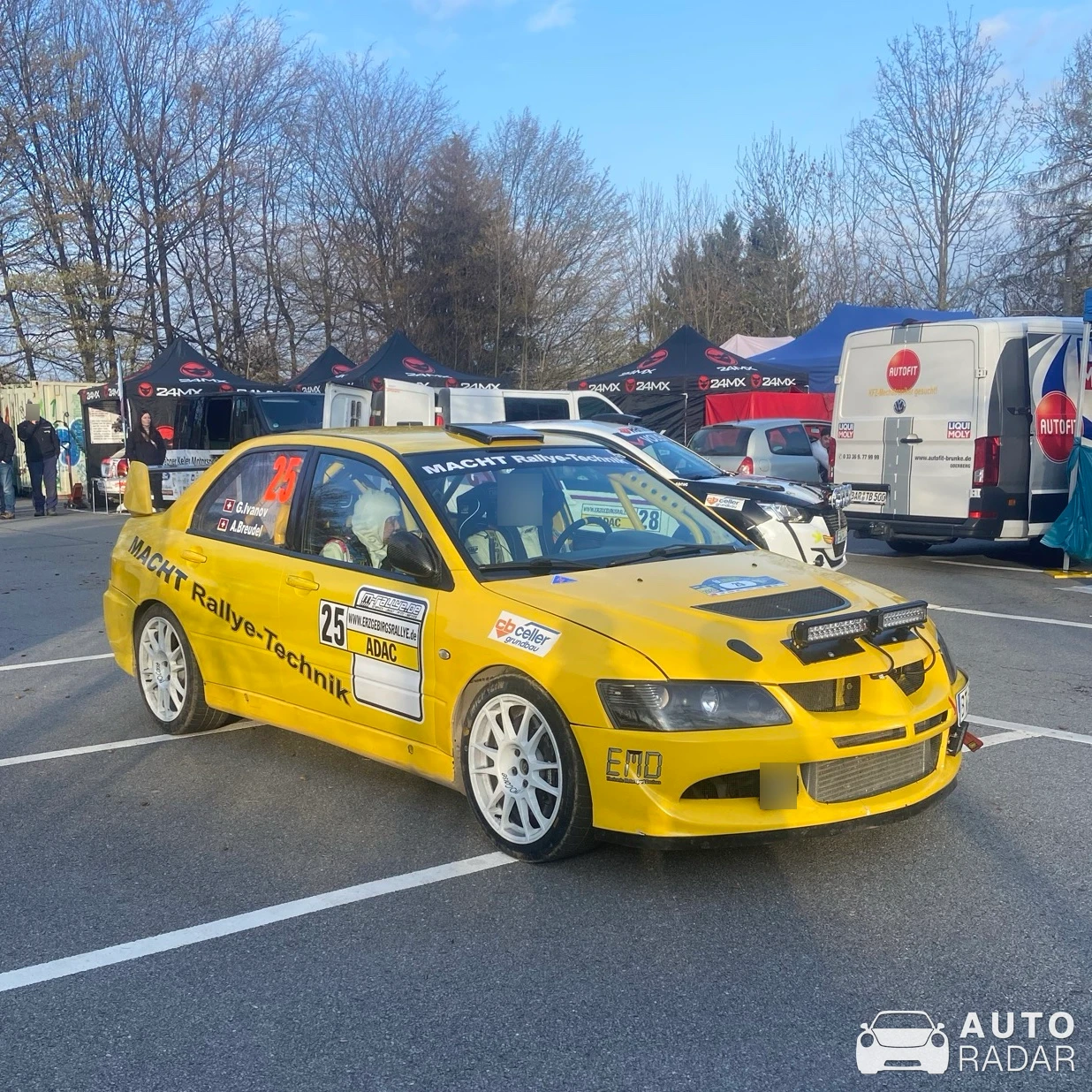 Mitsubishi Lancer Evolution IX Rally spotted in Stollberg/Erzgebirge