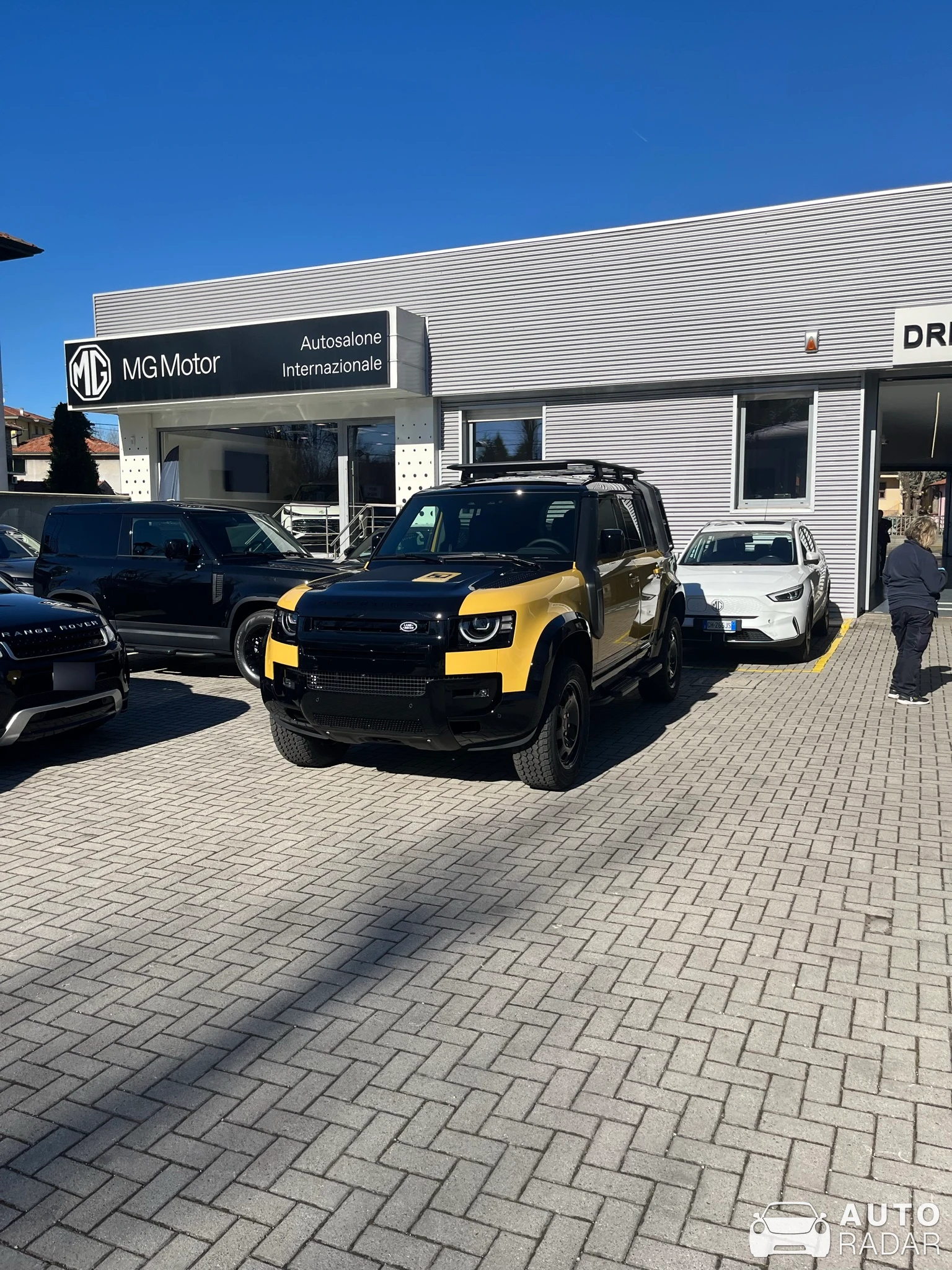 Land Rover Defender 110 Trophy Edition spotted in Castellanza