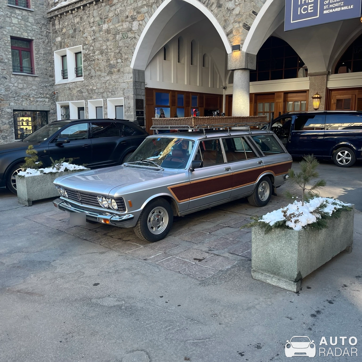Fiat 130 Villa d’Este spotted in Sankt Moritz, Svizzera