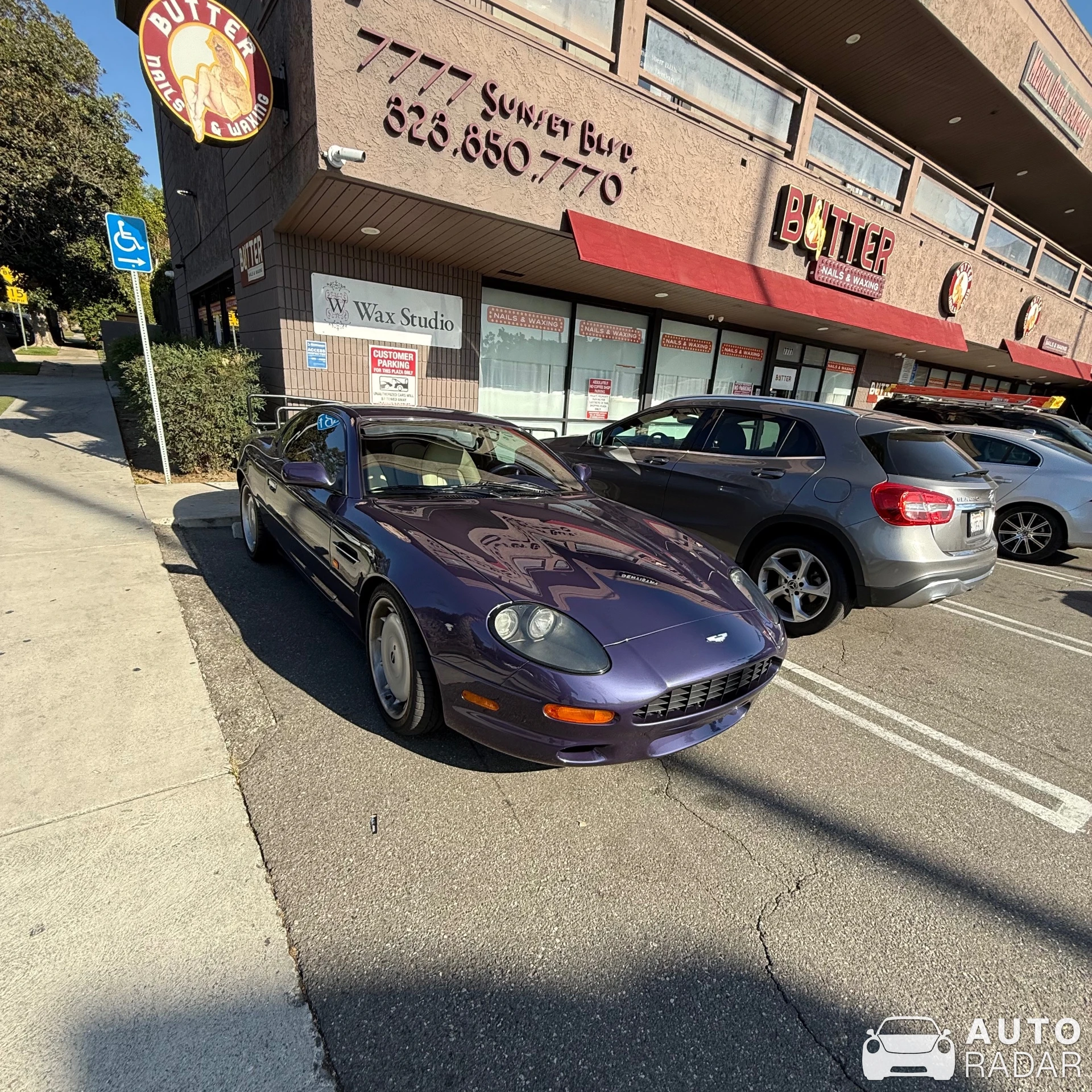 Aston Martin DB7 spotted in Los Angeles, United States