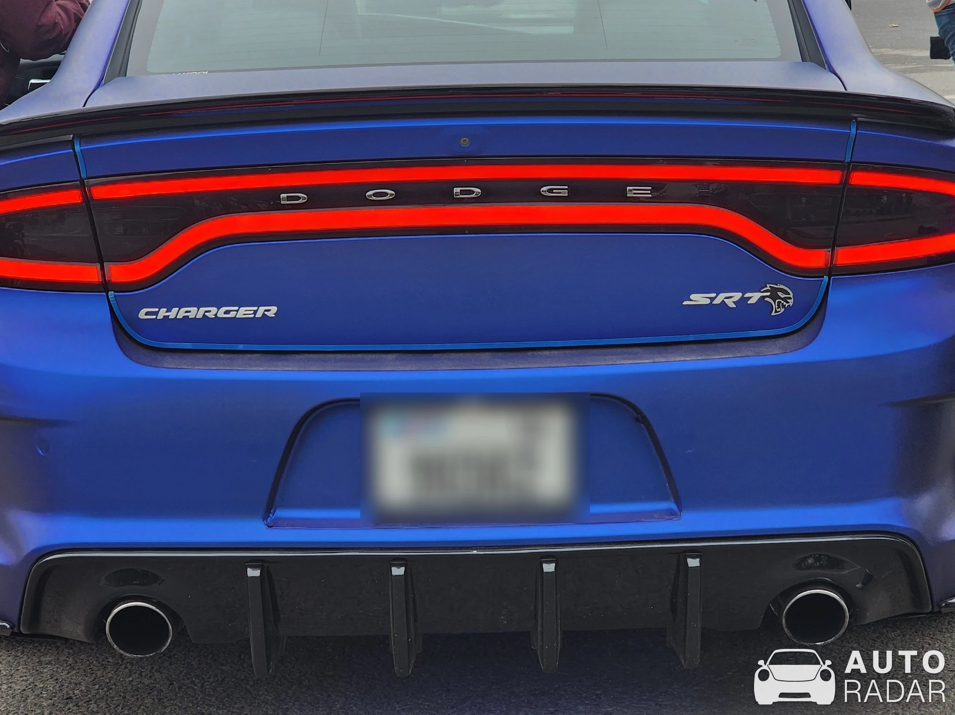 Dodge Charger SRT Hellcat spotted in Gurugram, India