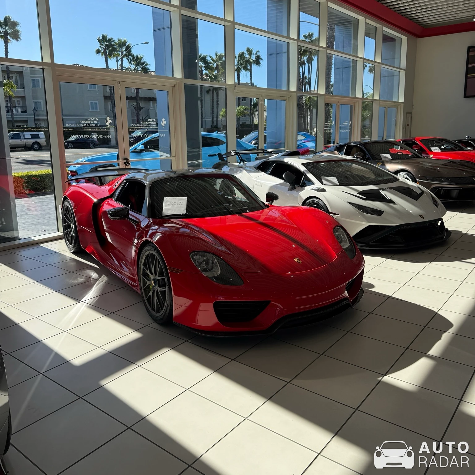 Porsche 918 Spyder spotted in Newport Beach, United States