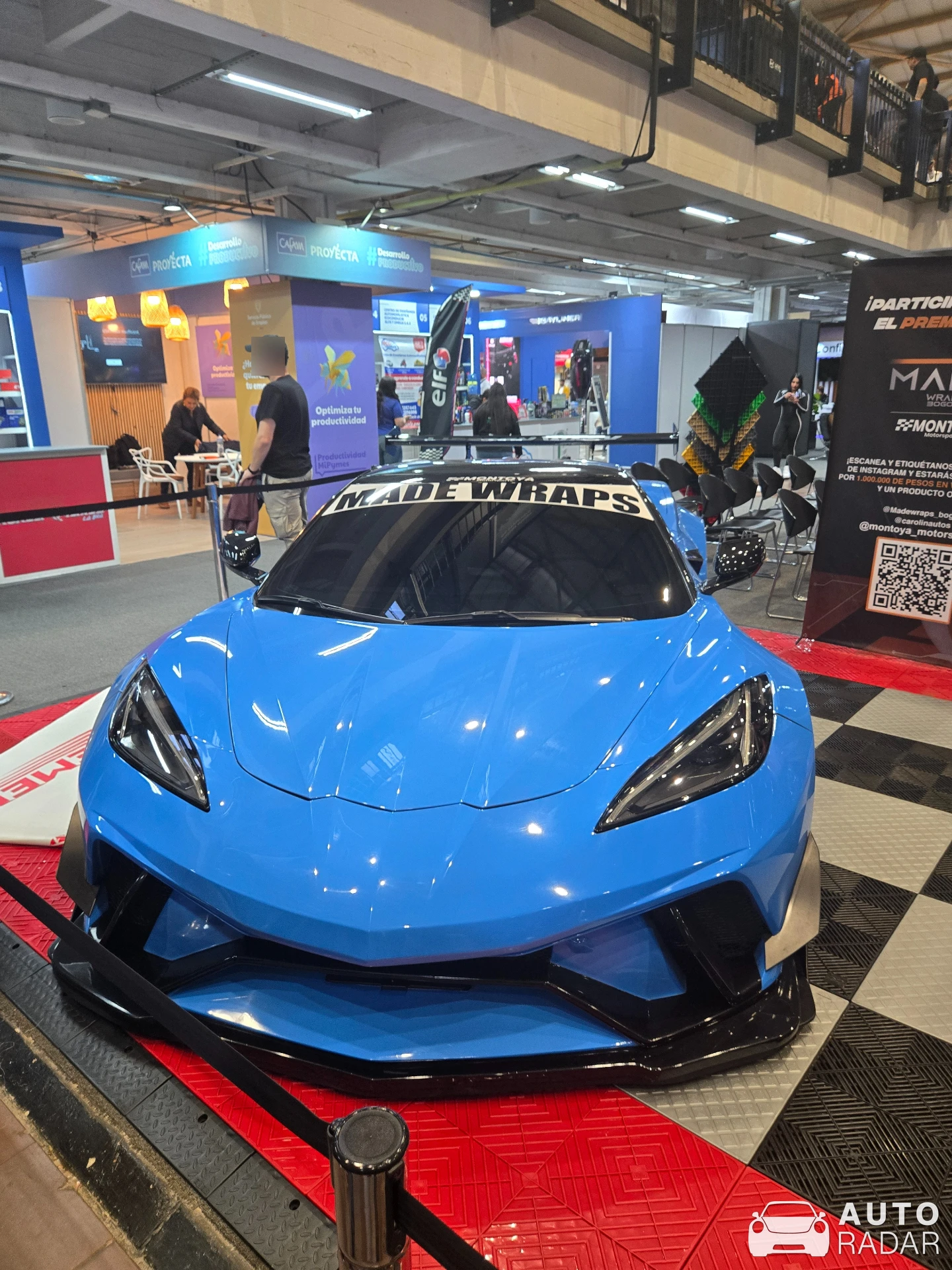 Chevrolet Corvette C8 Liberty Walk spotted in Bogotá