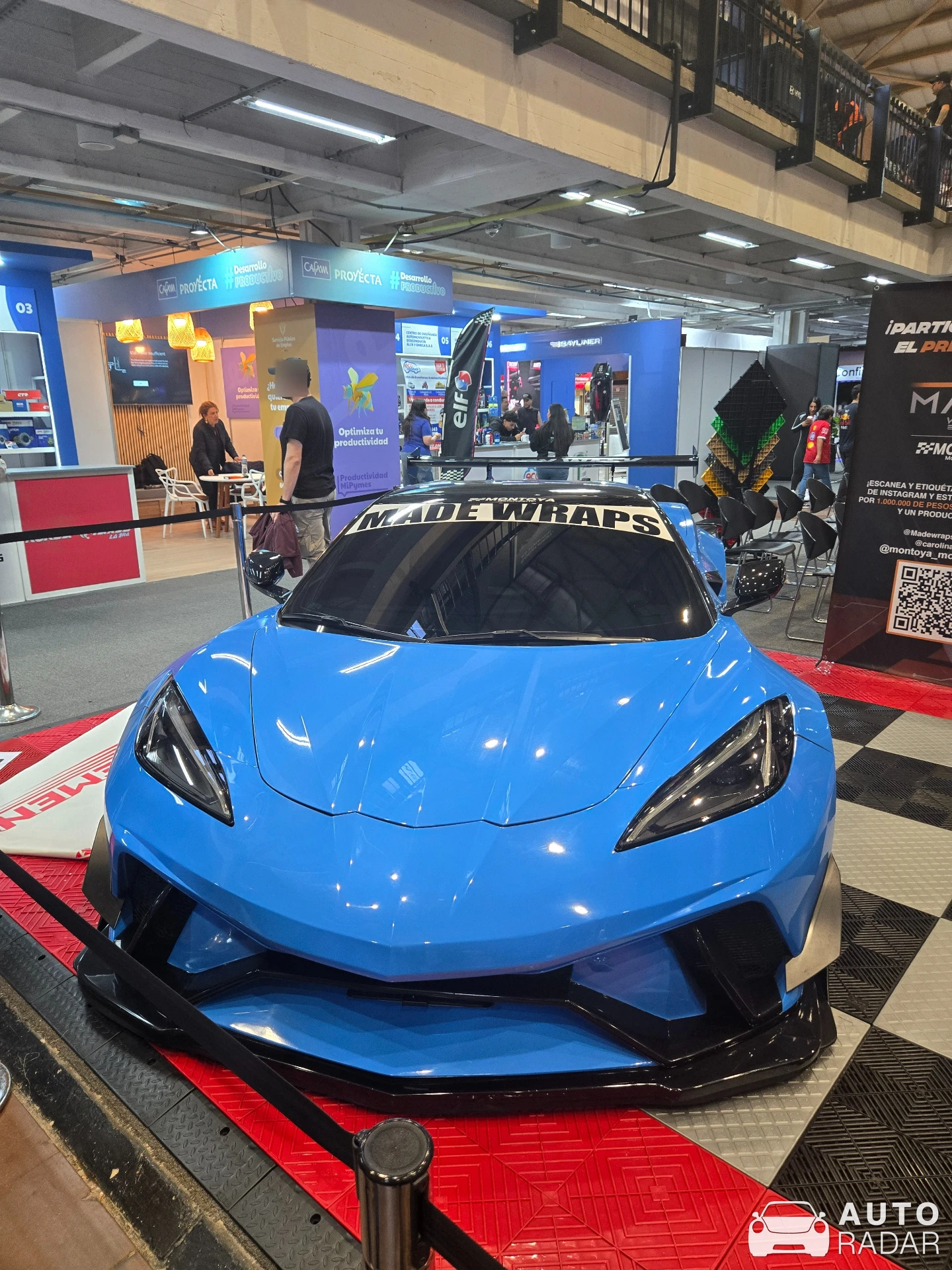 Chevrolet Corvette C8 Liberty Walk spotted in Bogotá, Colombia