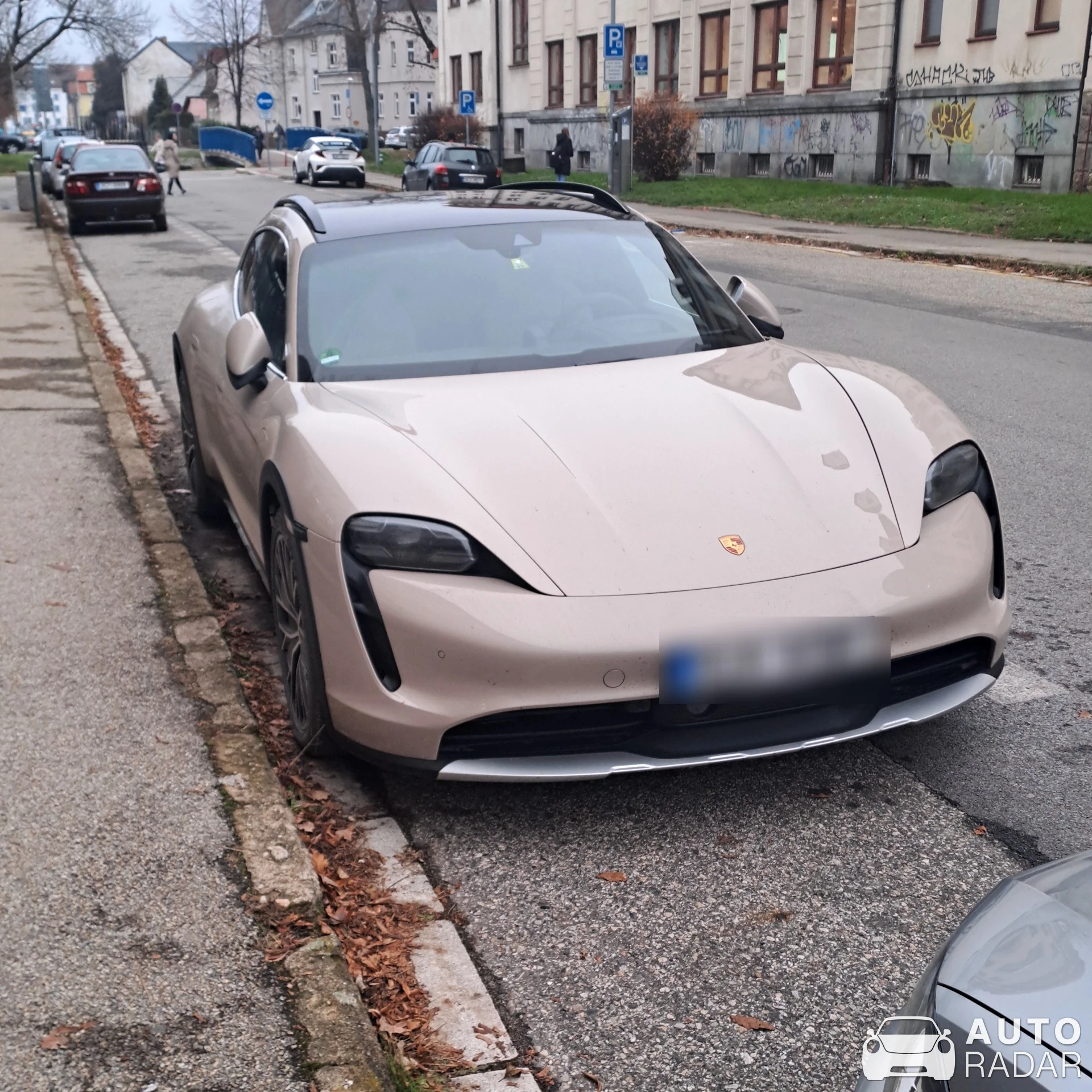 Porsche Taycan Turbo spotted in České Budějovice, Czechia