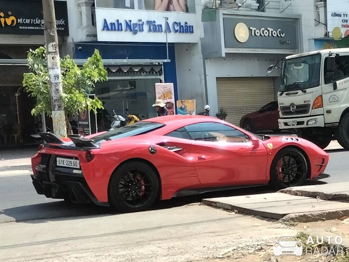 Ferrari 488 GTB spotted in Thuận An, Vietnam