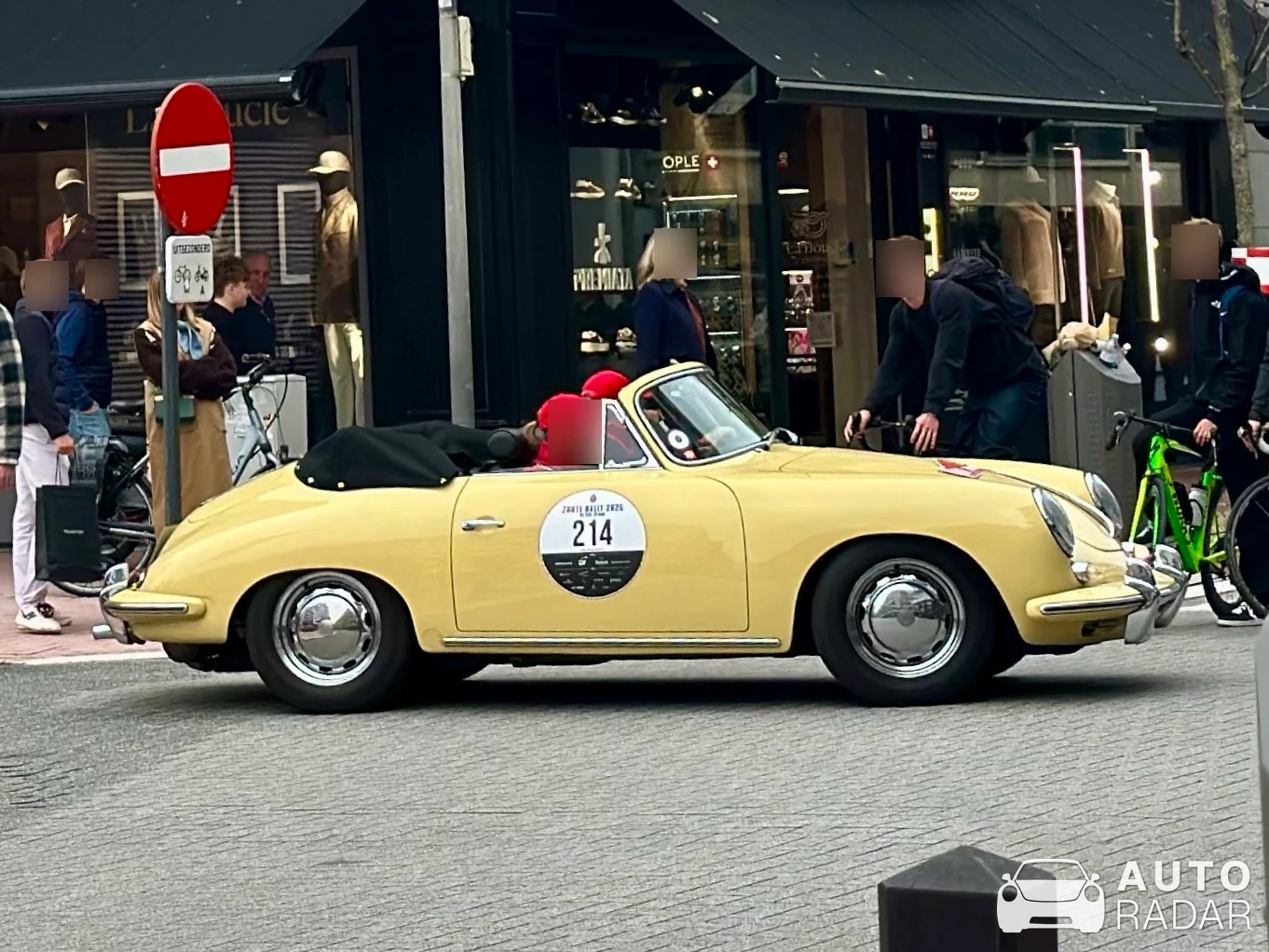 Porsche 356 C SC Cabriolet spotted in Knokke-Heist