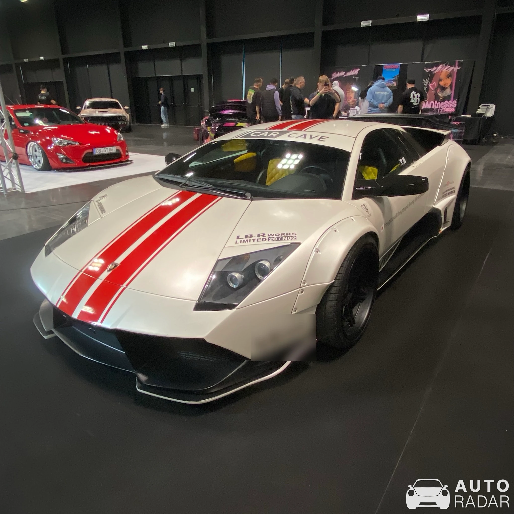 Lamborghini Murciélago LP640 Liberty Walk LB Performance Wide Body spotted in Kortrijk