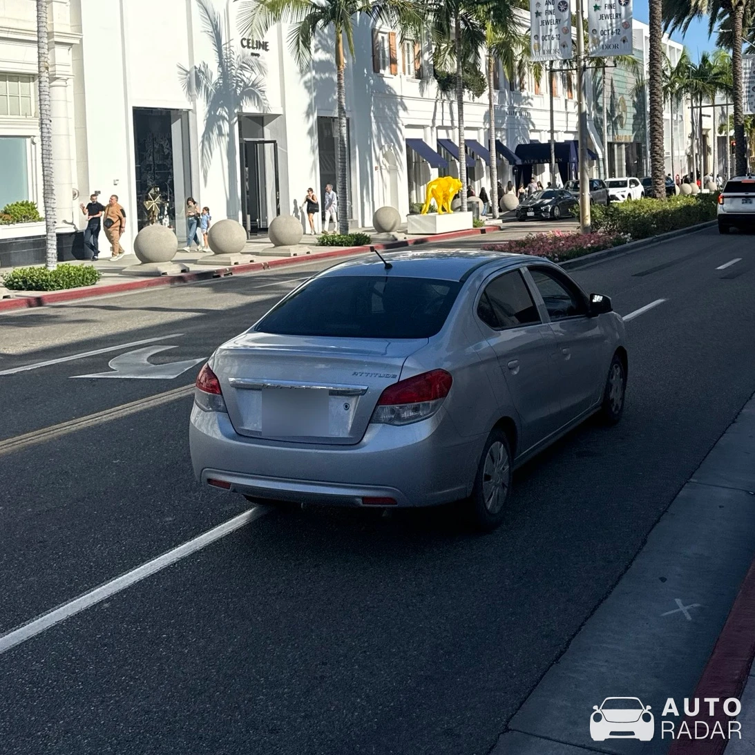 Dodge Attitude spotted in Beverly Hills