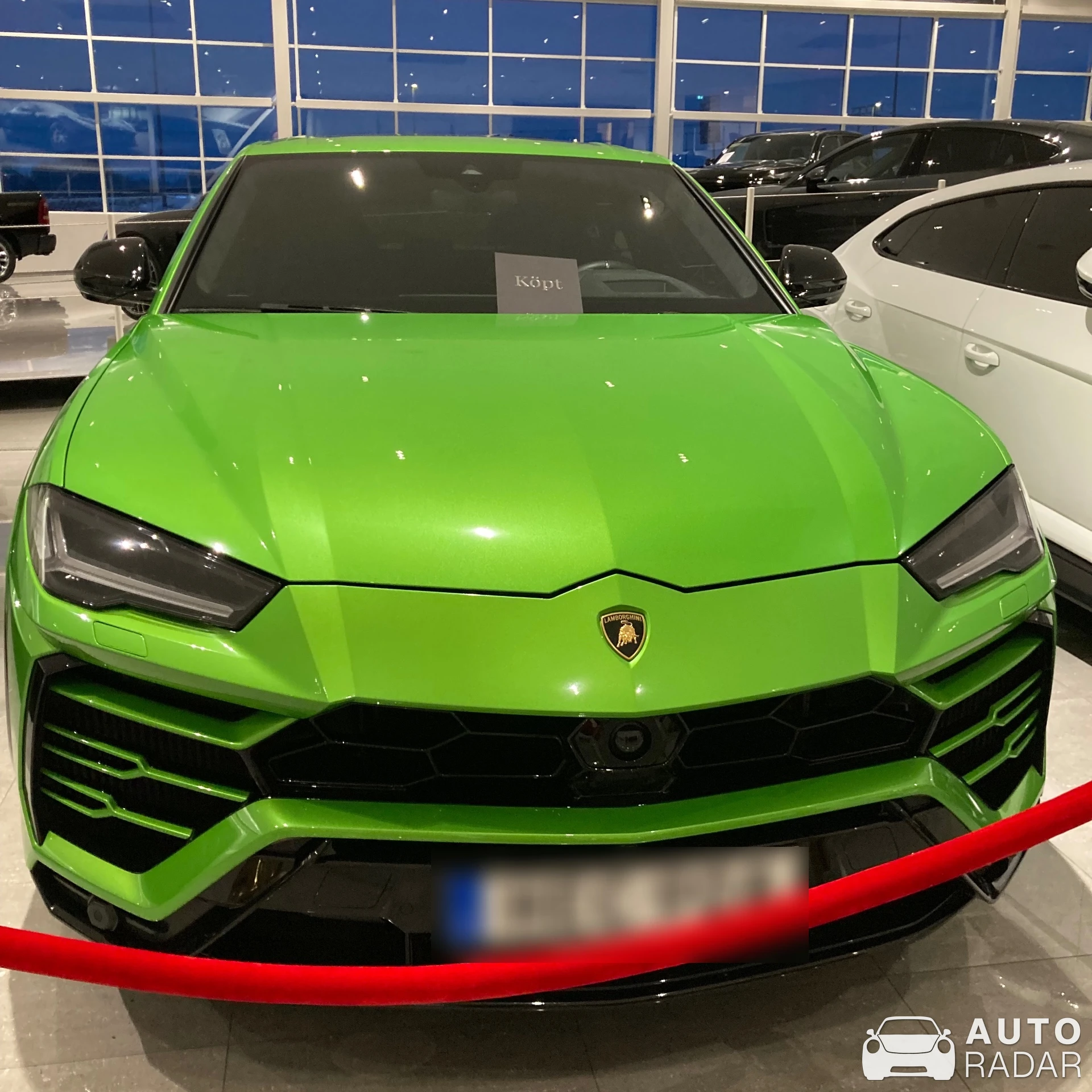 Lamborghini Urus spotted in Östergötlands län, Sverige