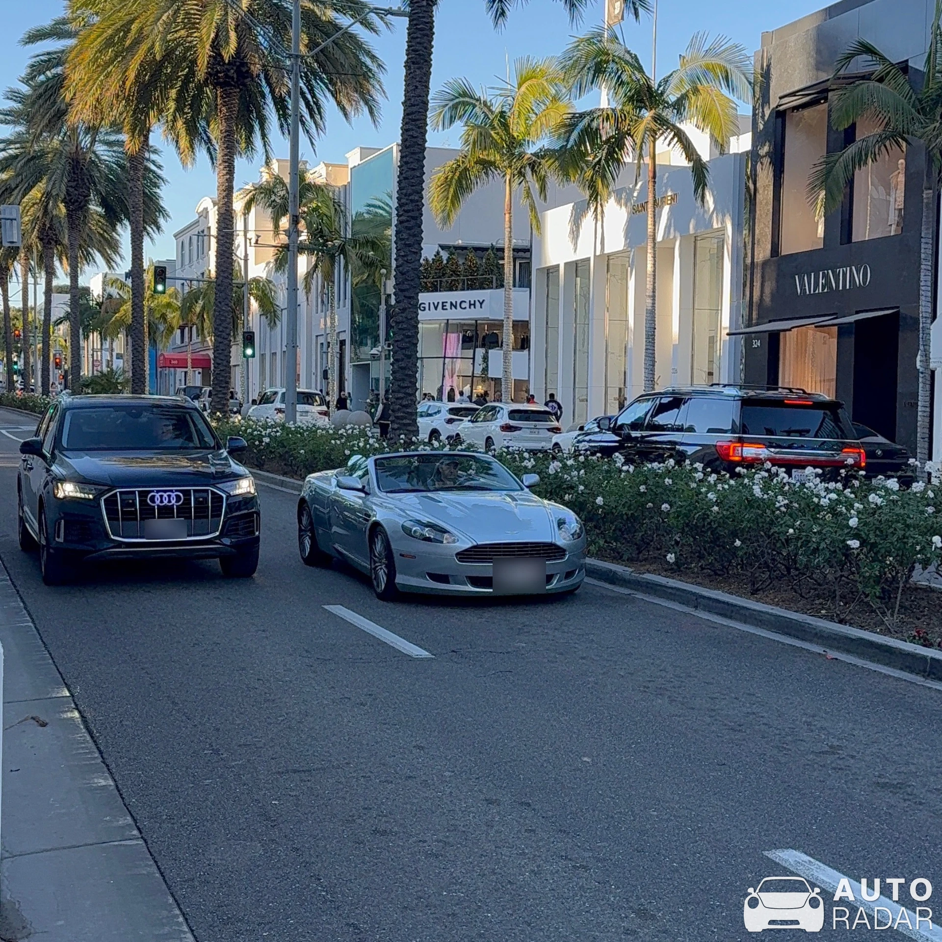 Aston Martin DB9 Volante spotted in Beverly Hills, United States