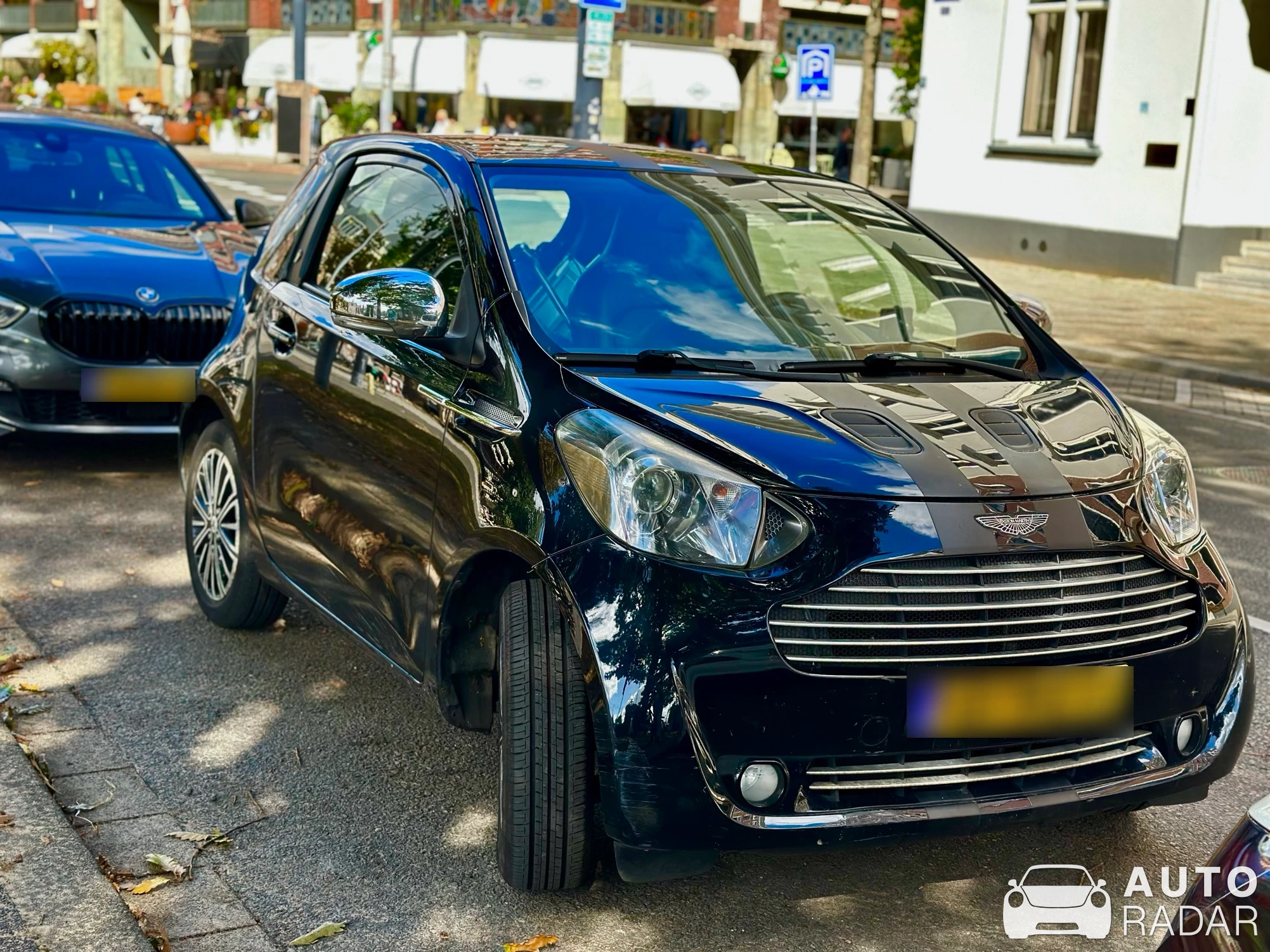 Aston Martin Cygnet Launch Edition Black spotted in Rotterdam