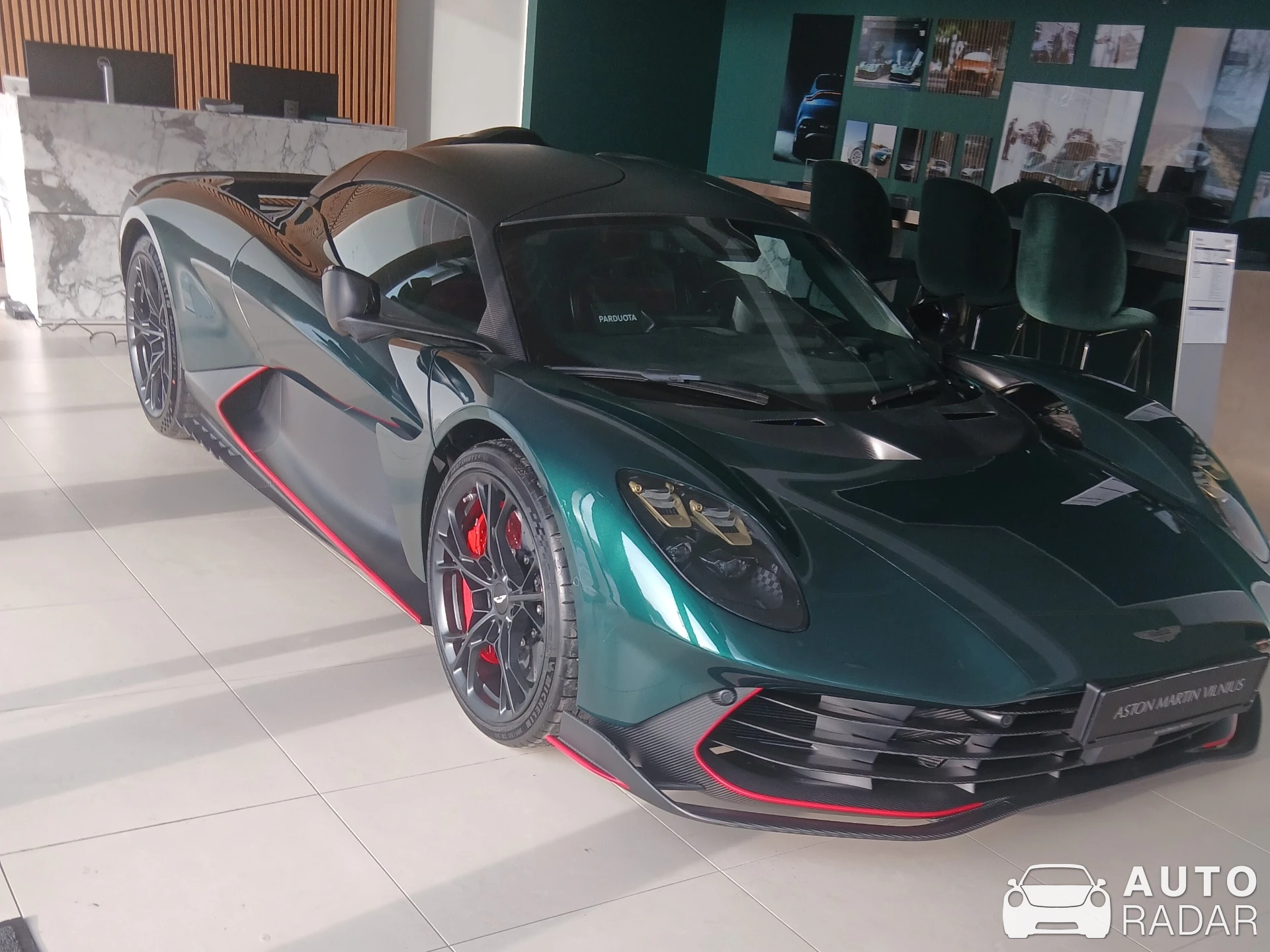 Aston Martin Valhalla spotted in Vilnius, Lithuania