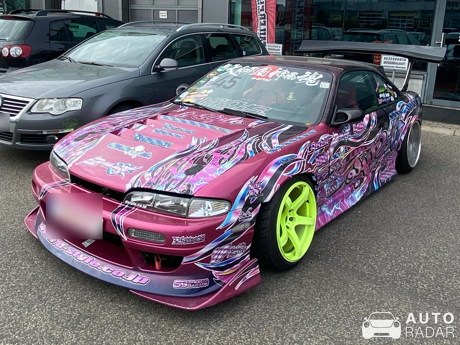 Nissan Silvia S14 spotted in Vilnius, Lietuva