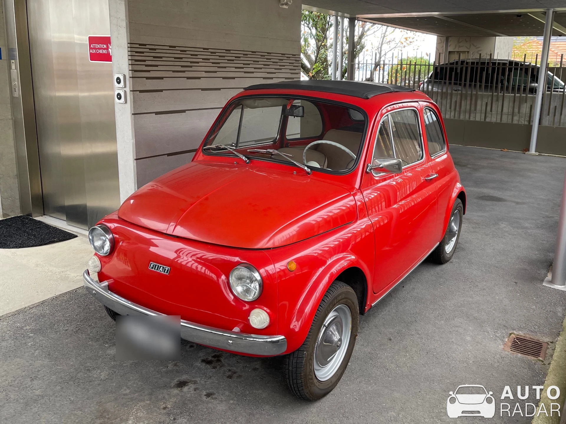 Fiat 500 spotted in Bourg-en-Lavaux, Switzerland