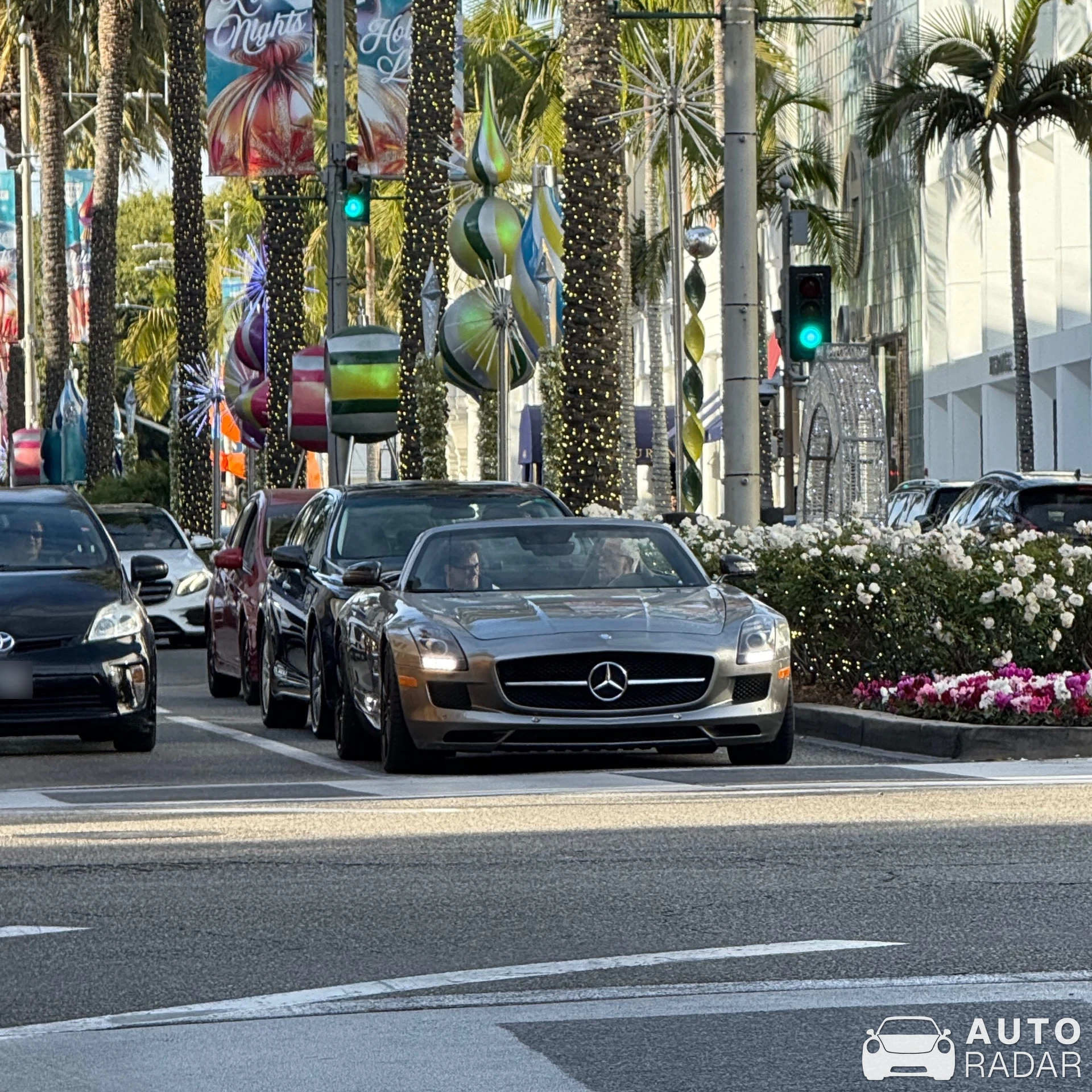 Mercedes-Benz SLS AMG Roadster spotted in Beverly Hills, United States