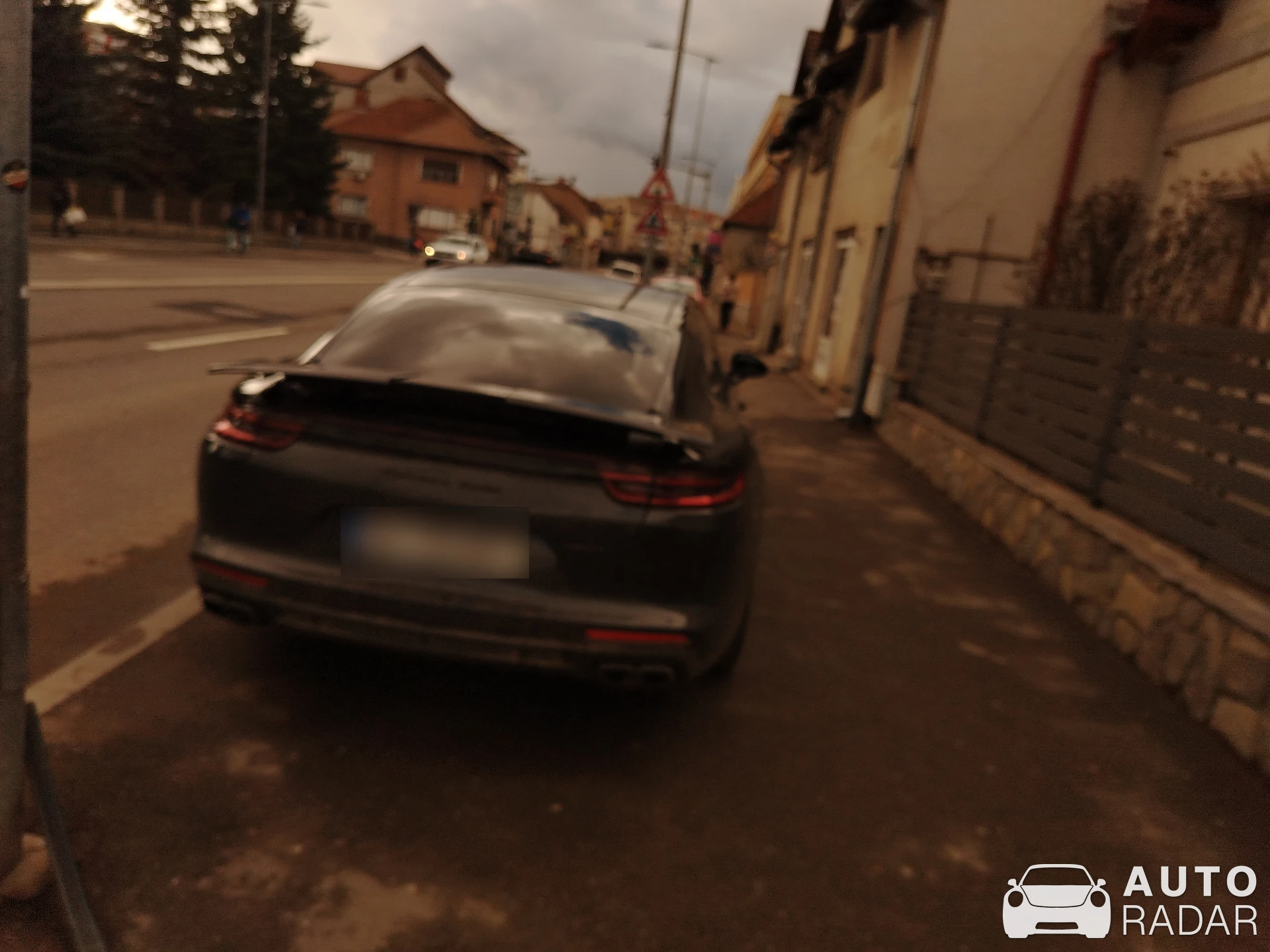 Porsche 971 Panamera Turbo spotted in Sfântu Gheorghe