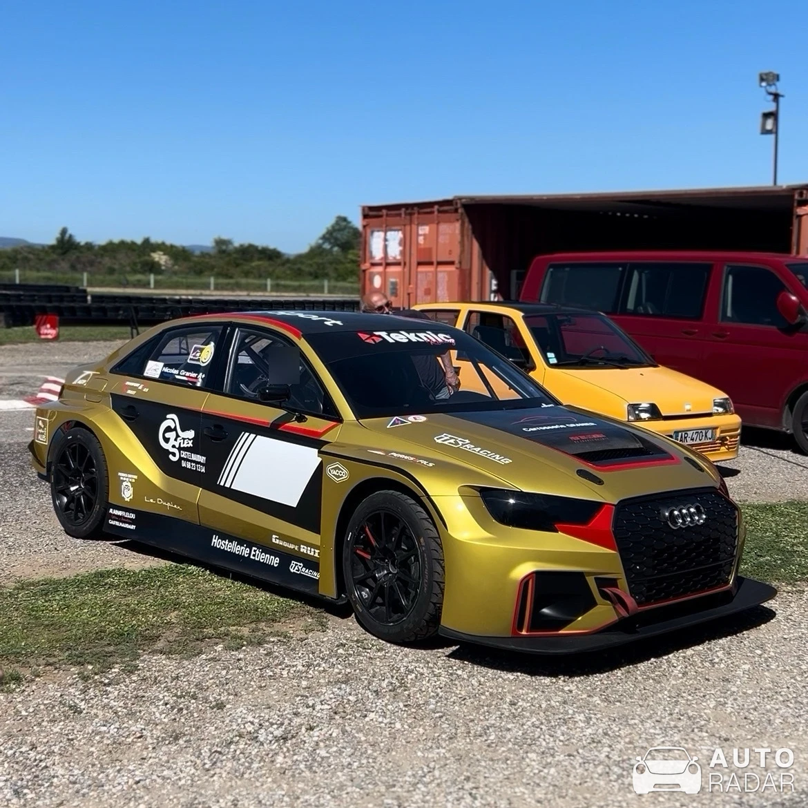 Audi RS3 LMS TCR spotted in Carcassonne