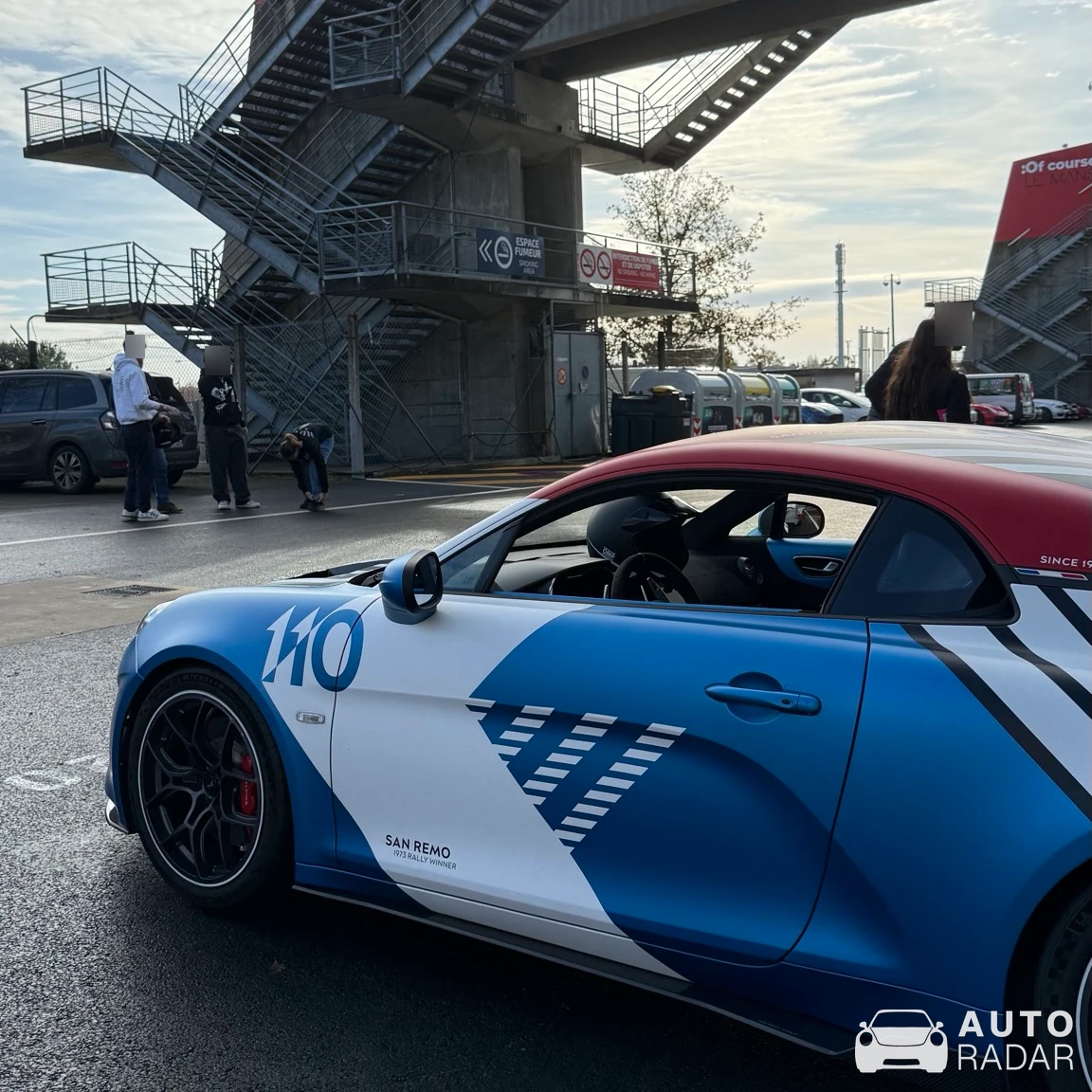 Alpine A110 San Remo 73 spotted in Le Mans
