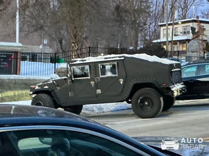 AM General Humvee spotted in Irvington