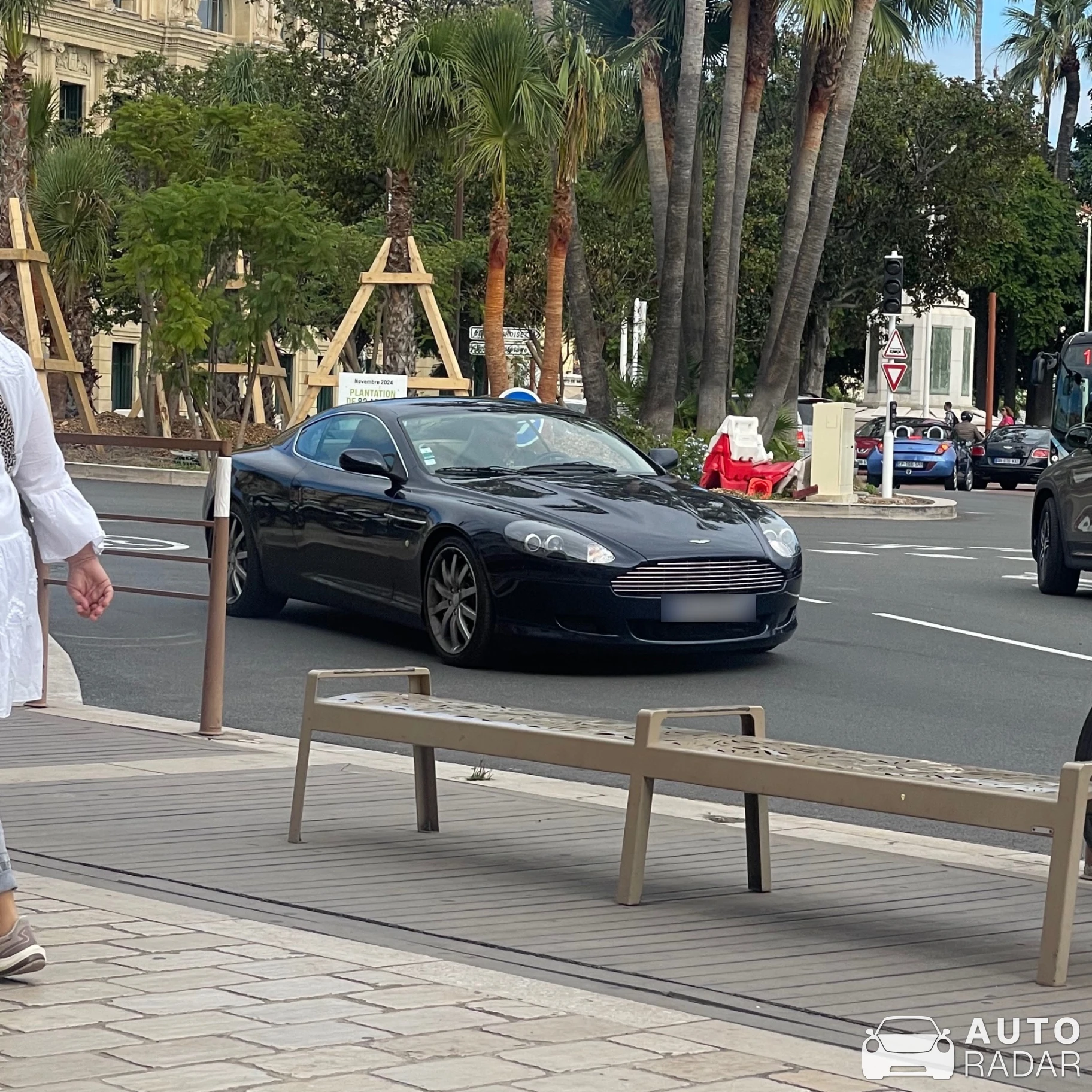 Aston Martin DB9 spotted in Cannes, France