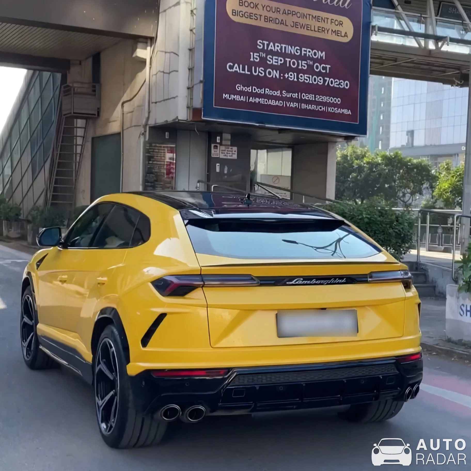 Lamborghini Urus spotted in Surat