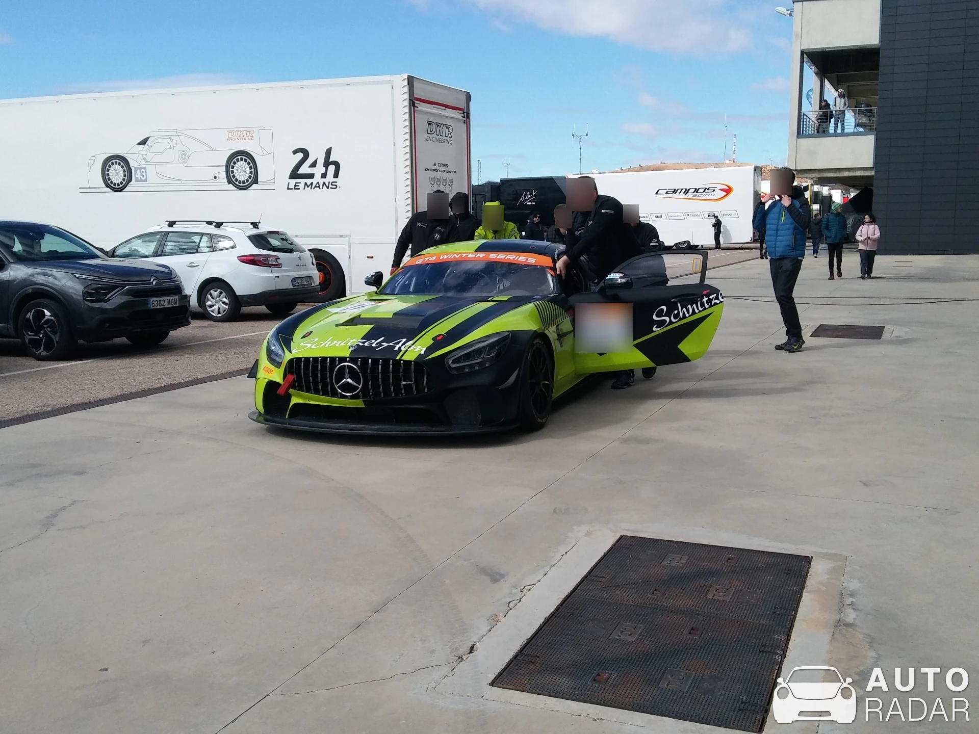 Mercedes-AMG GT4 spotted in Teruel, Spain
