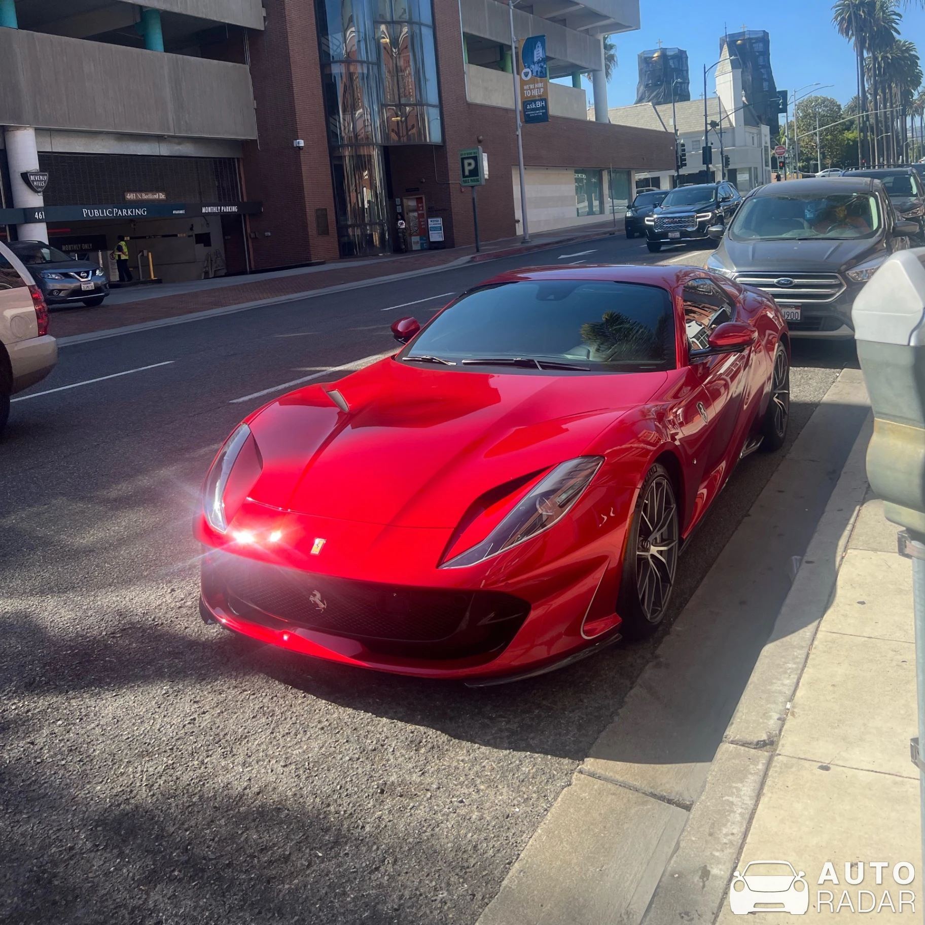 Ferrari 812 GTS spotted in Beverly Hills, United States