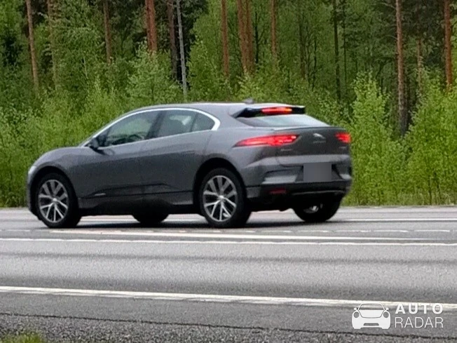 Jaguar I-PACE spotted in Leivonmäki