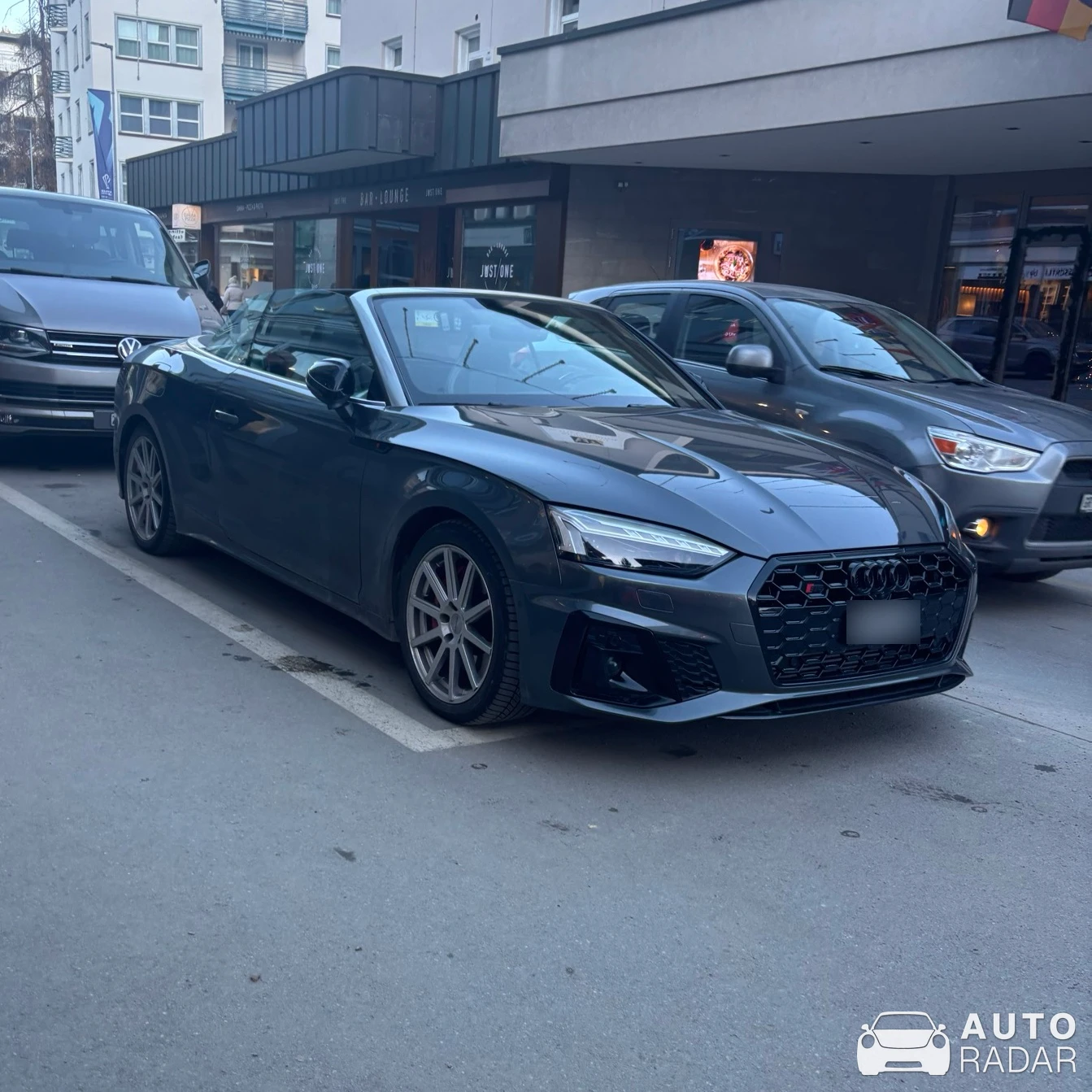 Audi S5 Cabriolet B9 spotted in Davos Platz, Switzerland